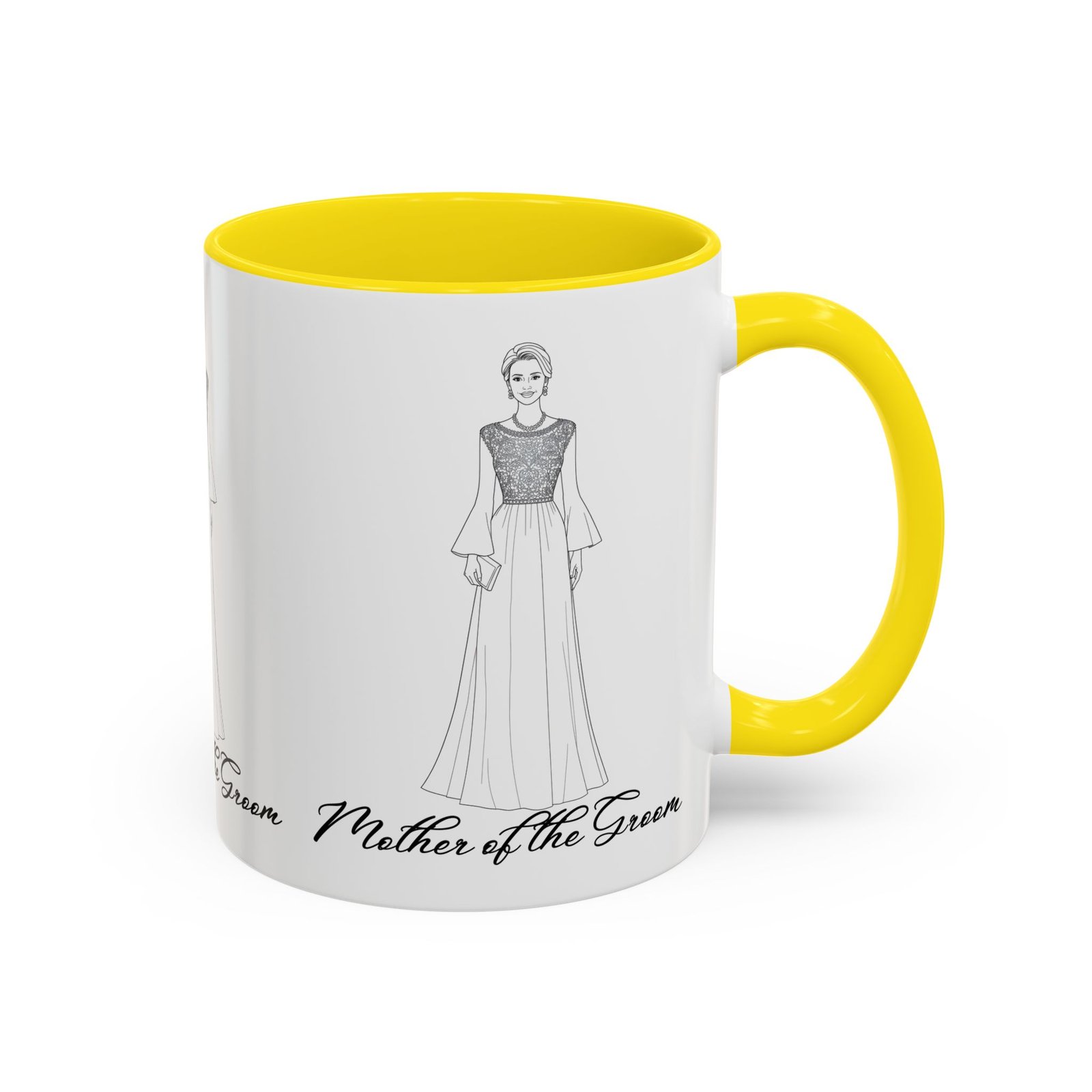 elegant mother of the groom mug perfect gift for bridal showers, weddings, coffee lovers, wedding planning