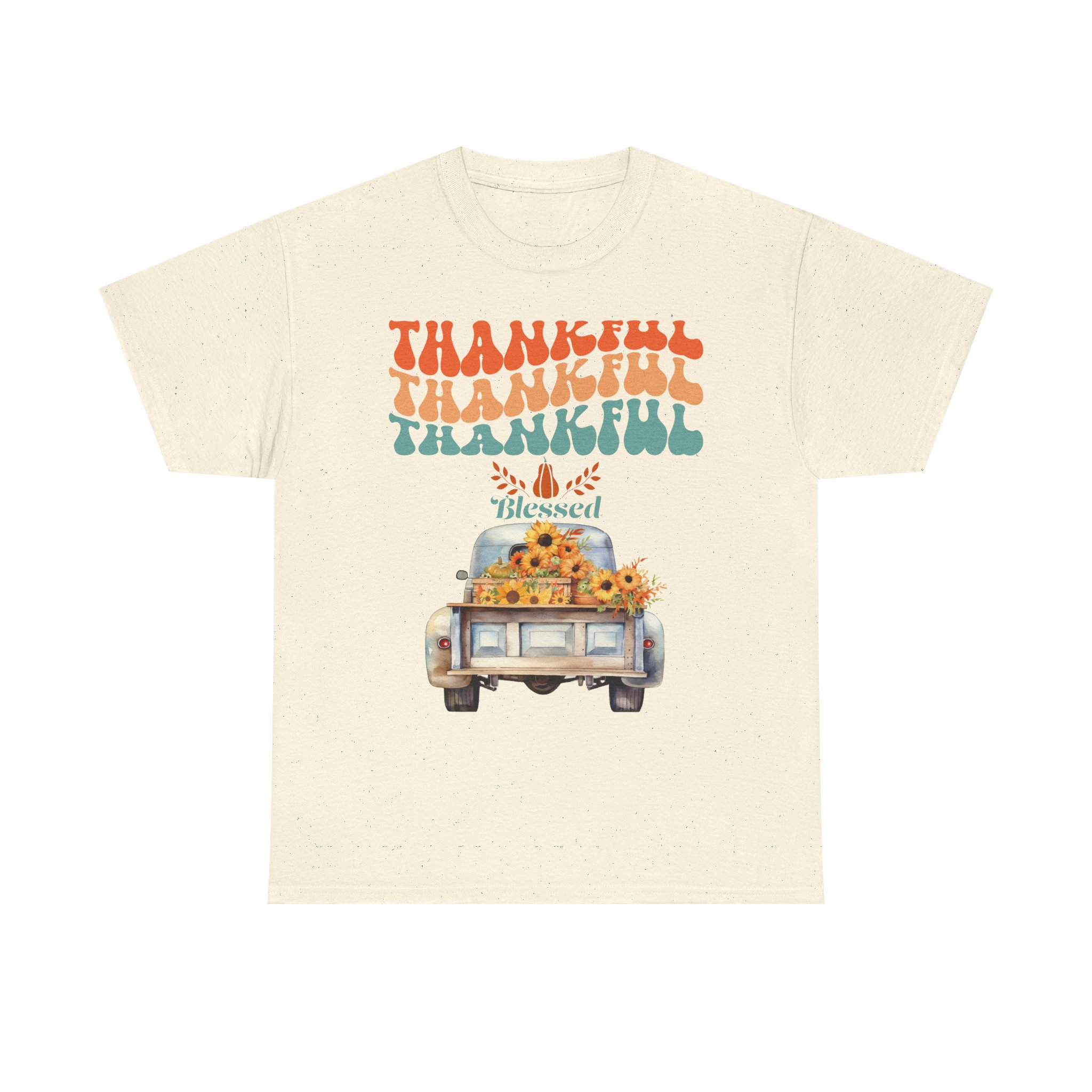thankful vibes unisex tee perfect for thanksgiving, gratitude, casual wear, gifts, summer days