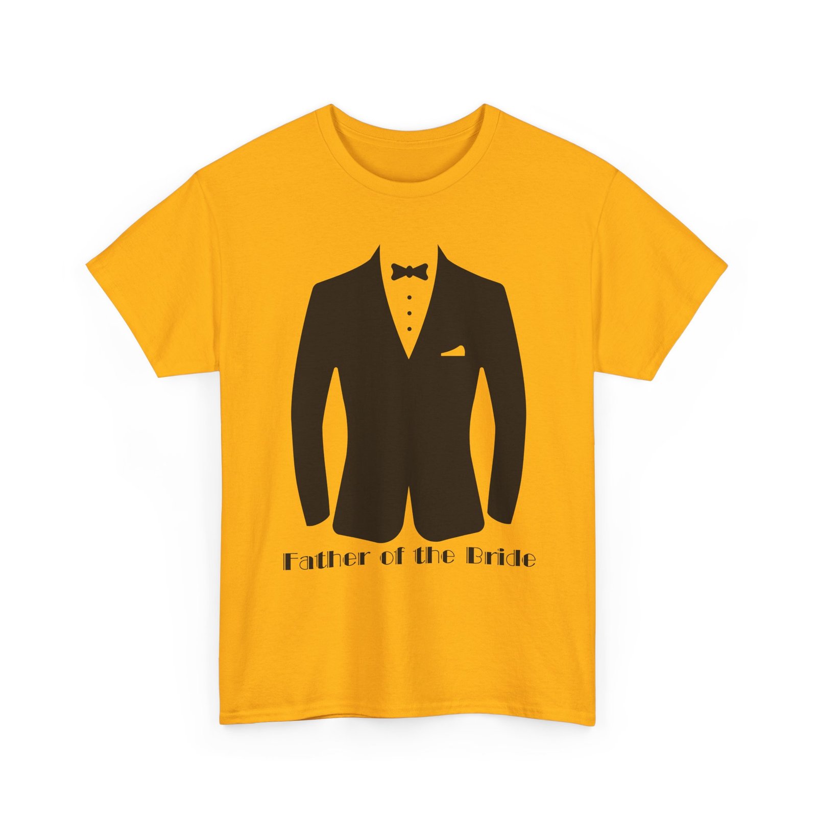father of the bride unisex heavy cotton tee, wedding gift, father's day shirt, groom's dad tee, special occasion t shirt