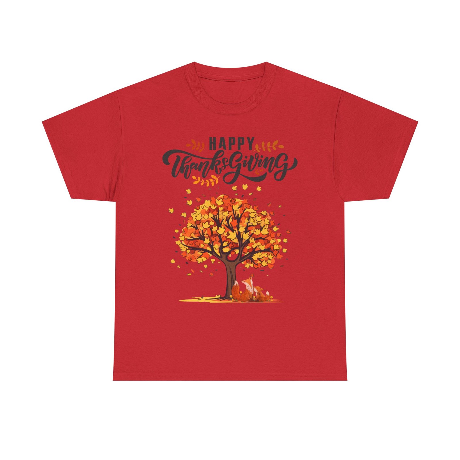 thanksgiving tree tee, fall t shirt, autumn apparel, cozy gift for family, cute holiday top