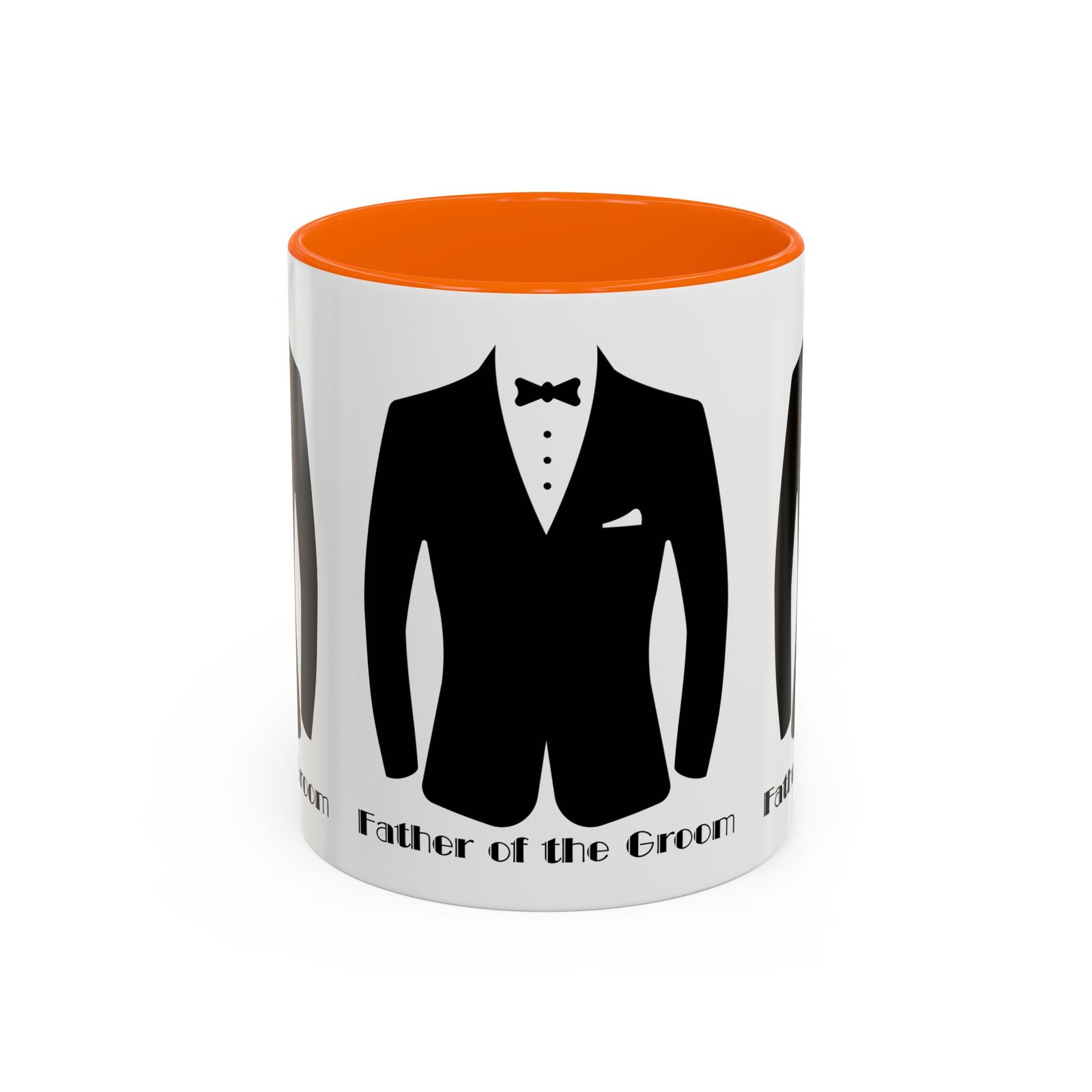 father of the groom accent coffee mug 11/15 oz perfect groomsmen gift, wedding keepsake, stylish drinkware, unique wedding favor