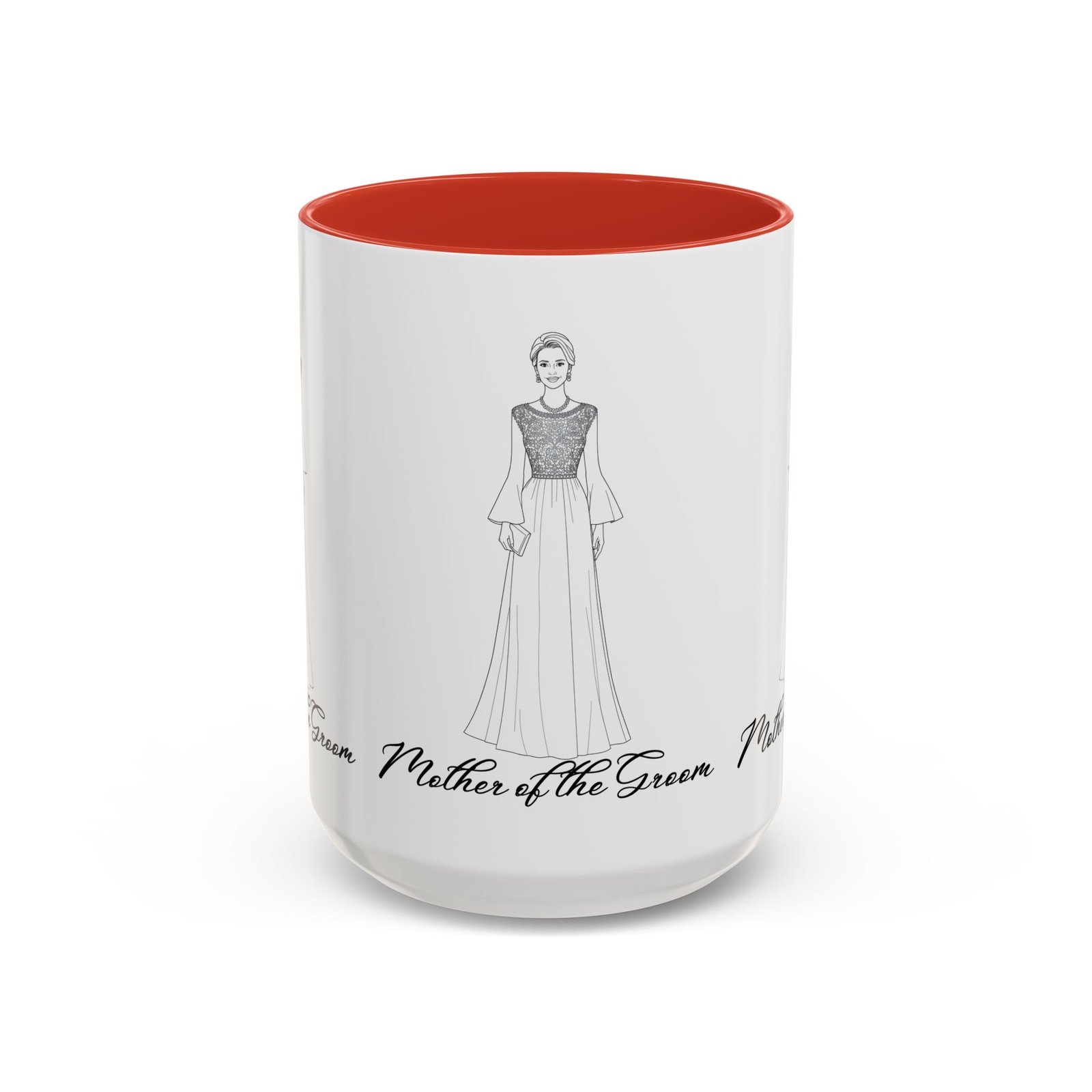 elegant mother of the groom mug perfect gift for bridal showers, weddings, coffee lovers, wedding planning
