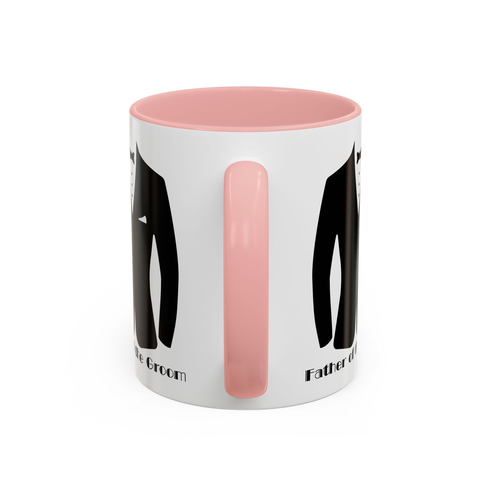 father of the groom accent coffee mug 11/15 oz perfect groomsmen gift, wedding keepsake, stylish drinkware, unique wedding favor
