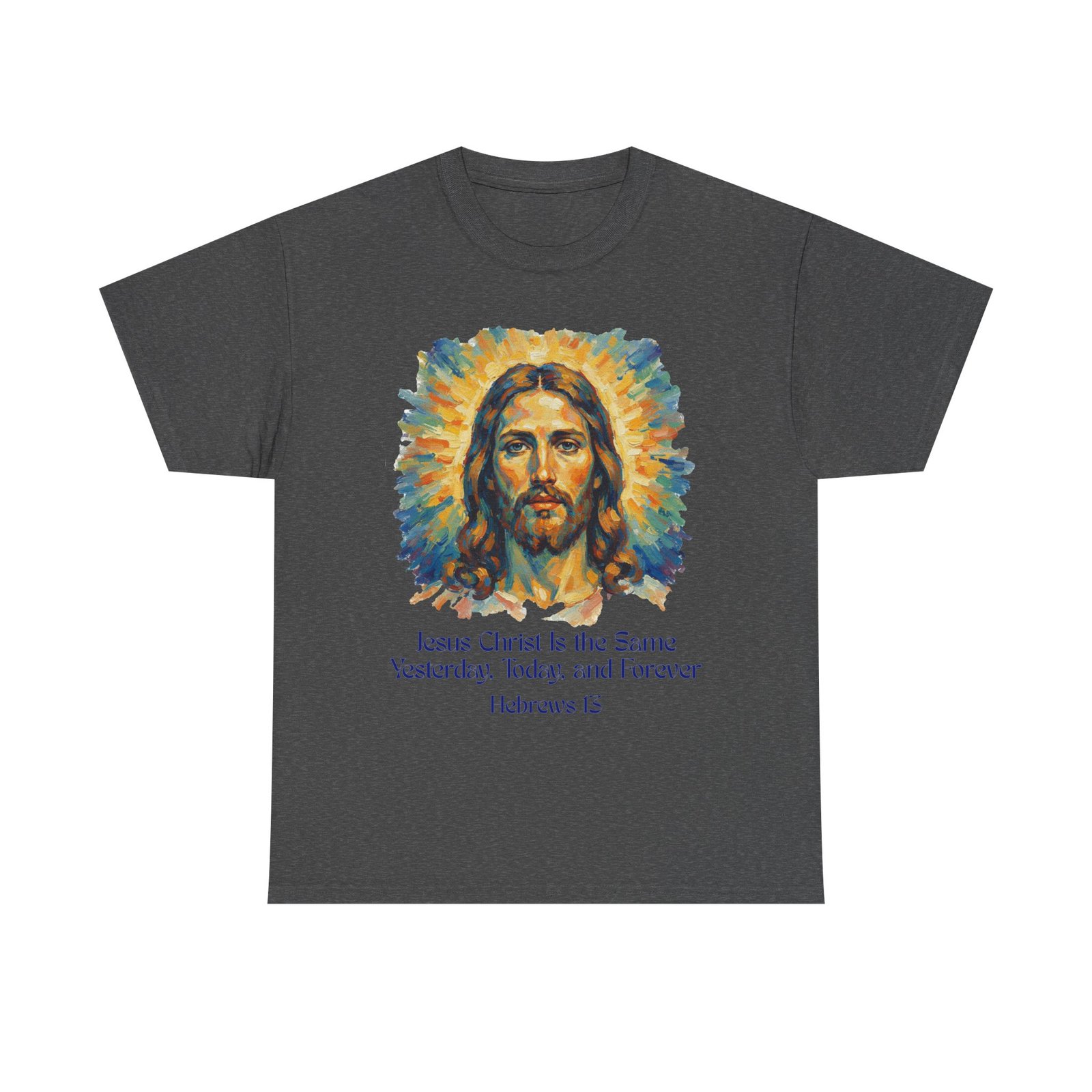 jesus portrait – inspiredby impressionist style religious inspirational tee jesus christ design, faith shirt, christian clothing, birthday gift, everyday wear