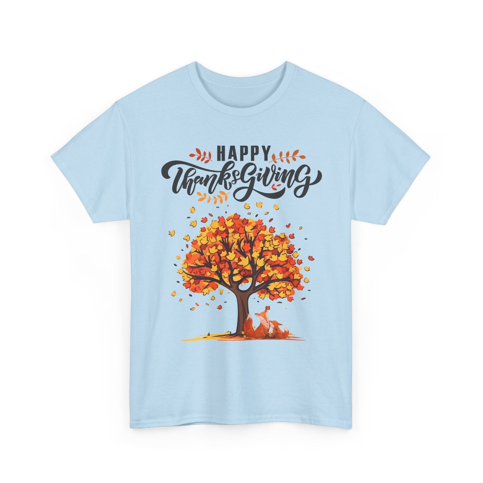 thanksgiving tree tee, fall t shirt, autumn apparel, cozy gift for family, cute holiday top