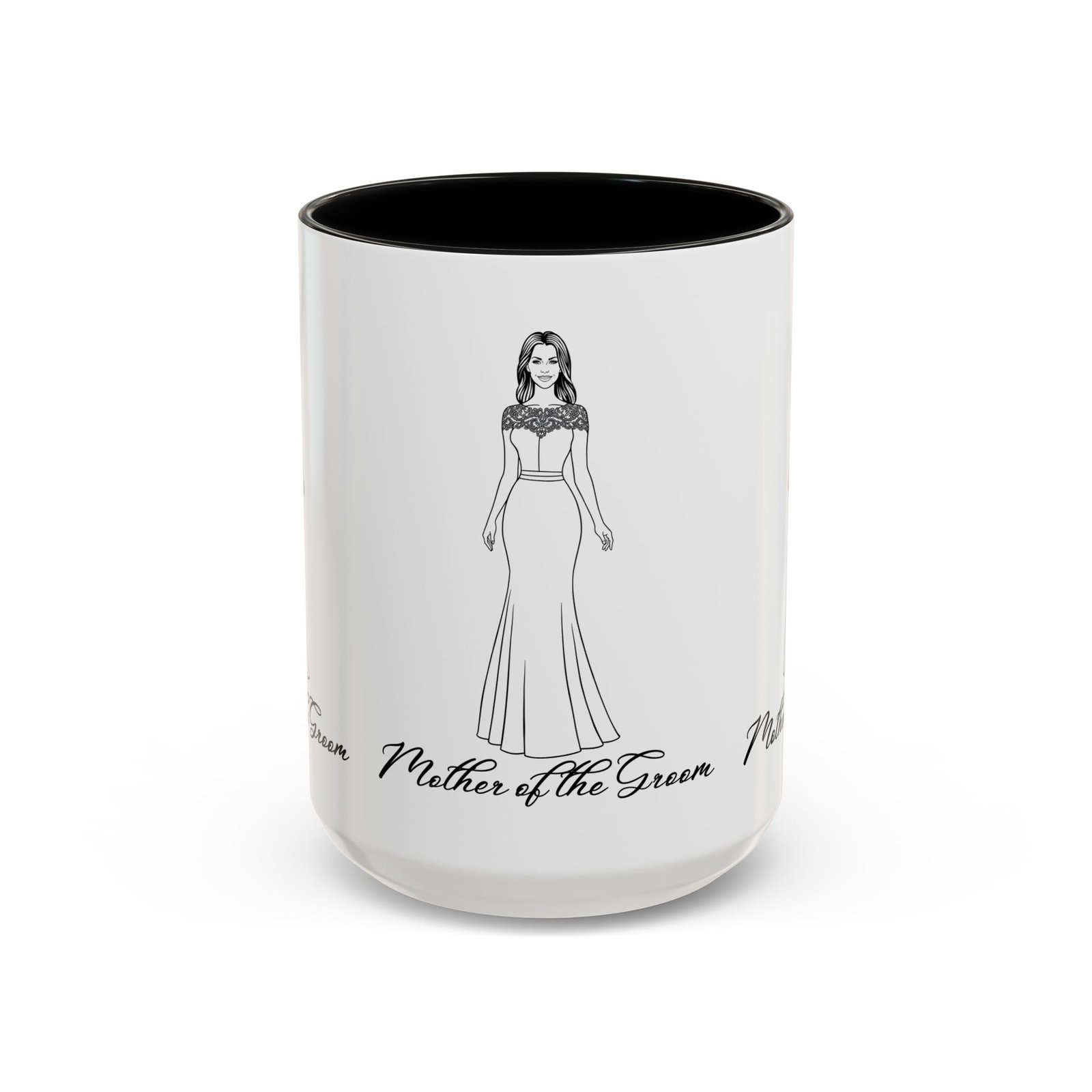 mother of the groom mug accent coffee mug (11, 15oz)