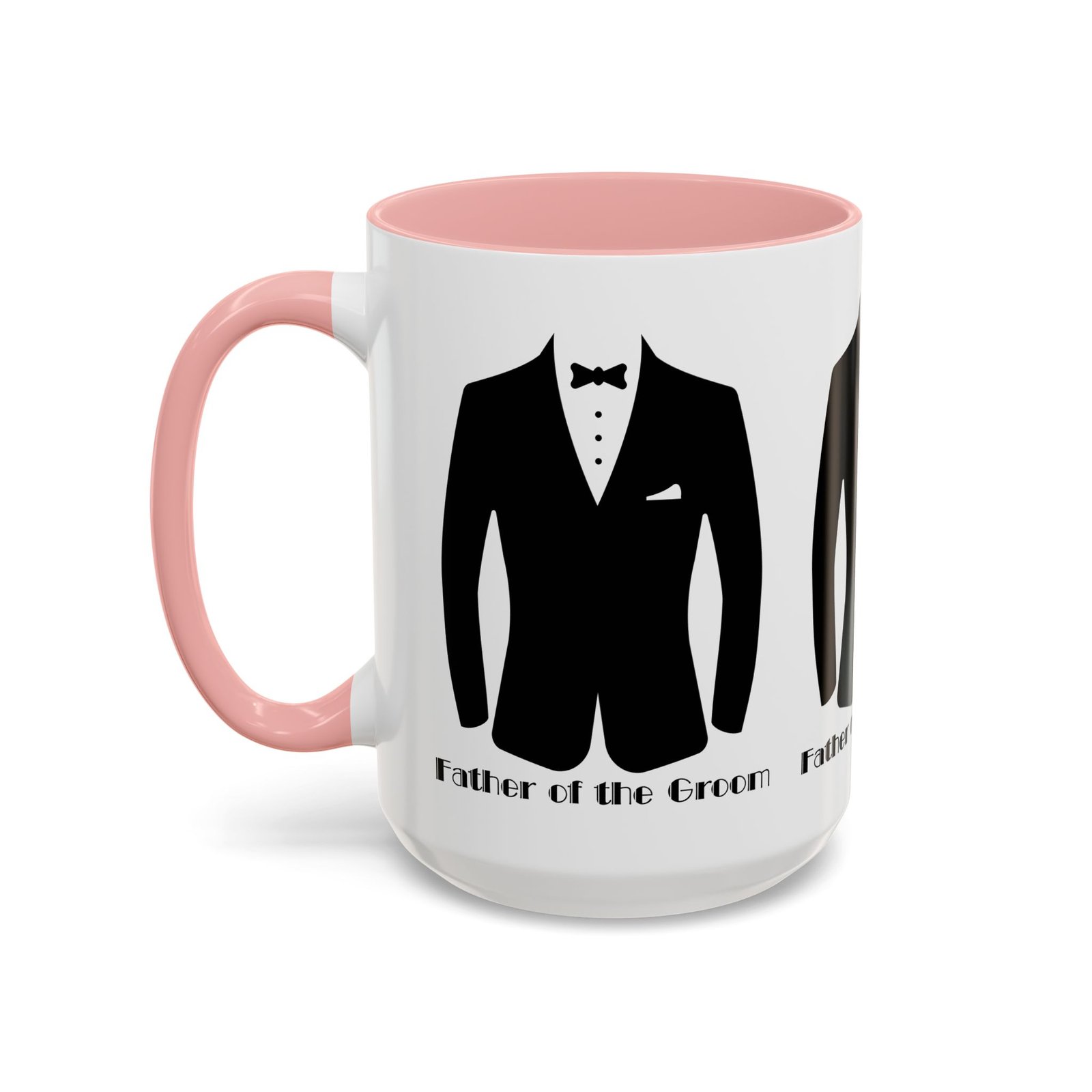 father of the groom accent coffee mug 11/15 oz perfect groomsmen gift, wedding keepsake, stylish drinkware, unique wedding favor