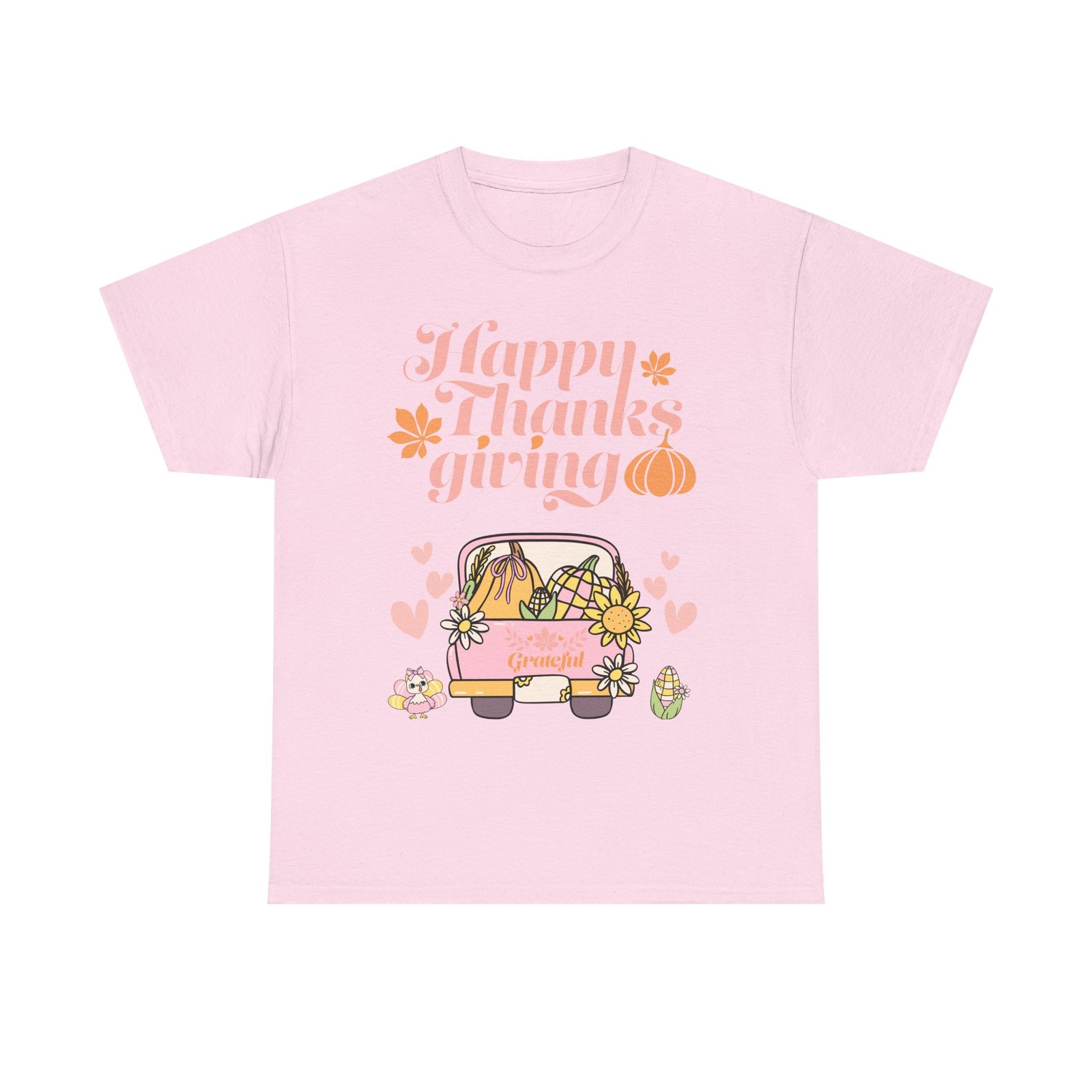 happy thanksgiving unisex tee | cozy autumn shirt for family gatherings, thanksgiving celebration, fall fashion, cute gift idea