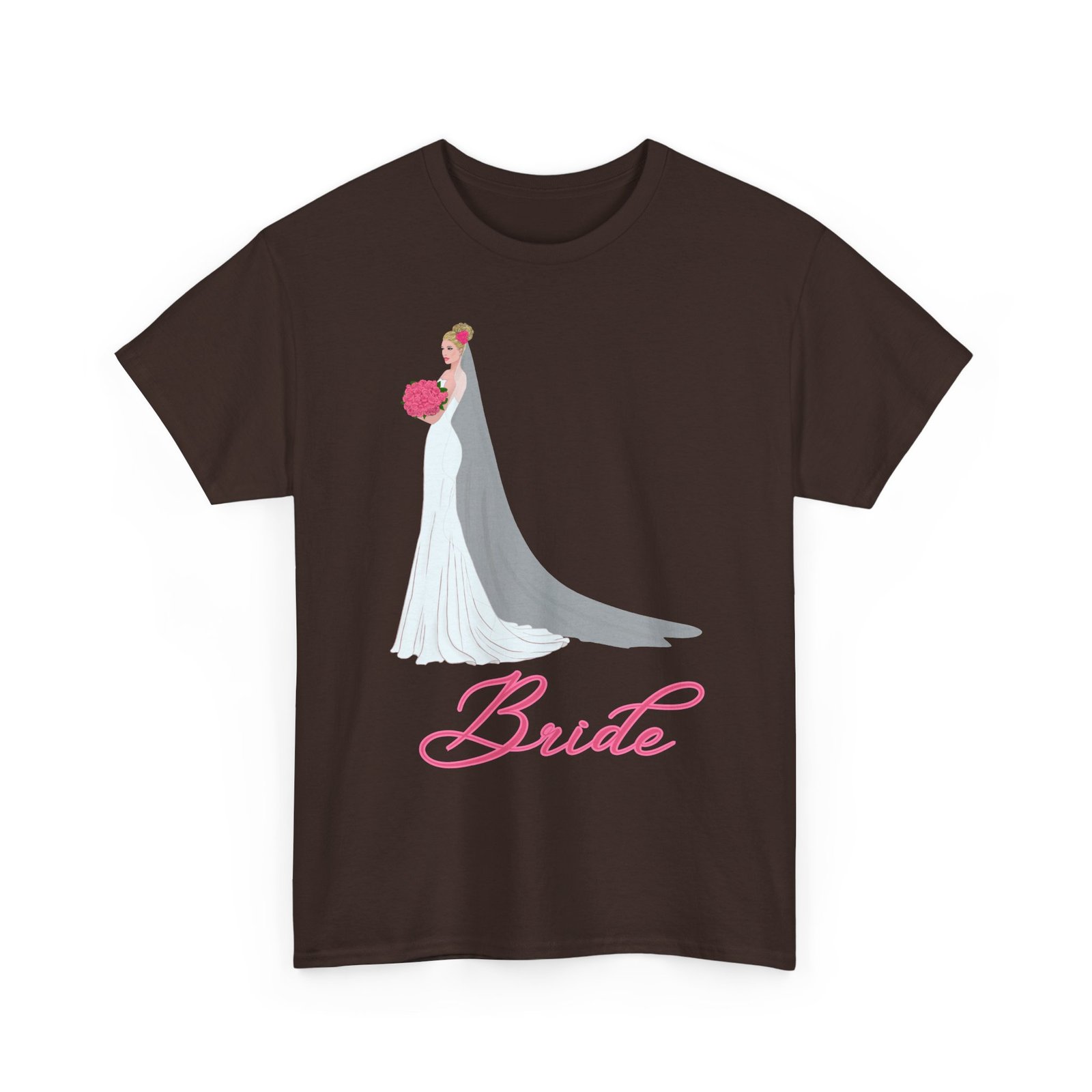 bride unisex heavy cotton tee, wedding gift, bridal party shirt, engagement party top, bride t shirt, bridal shower attire