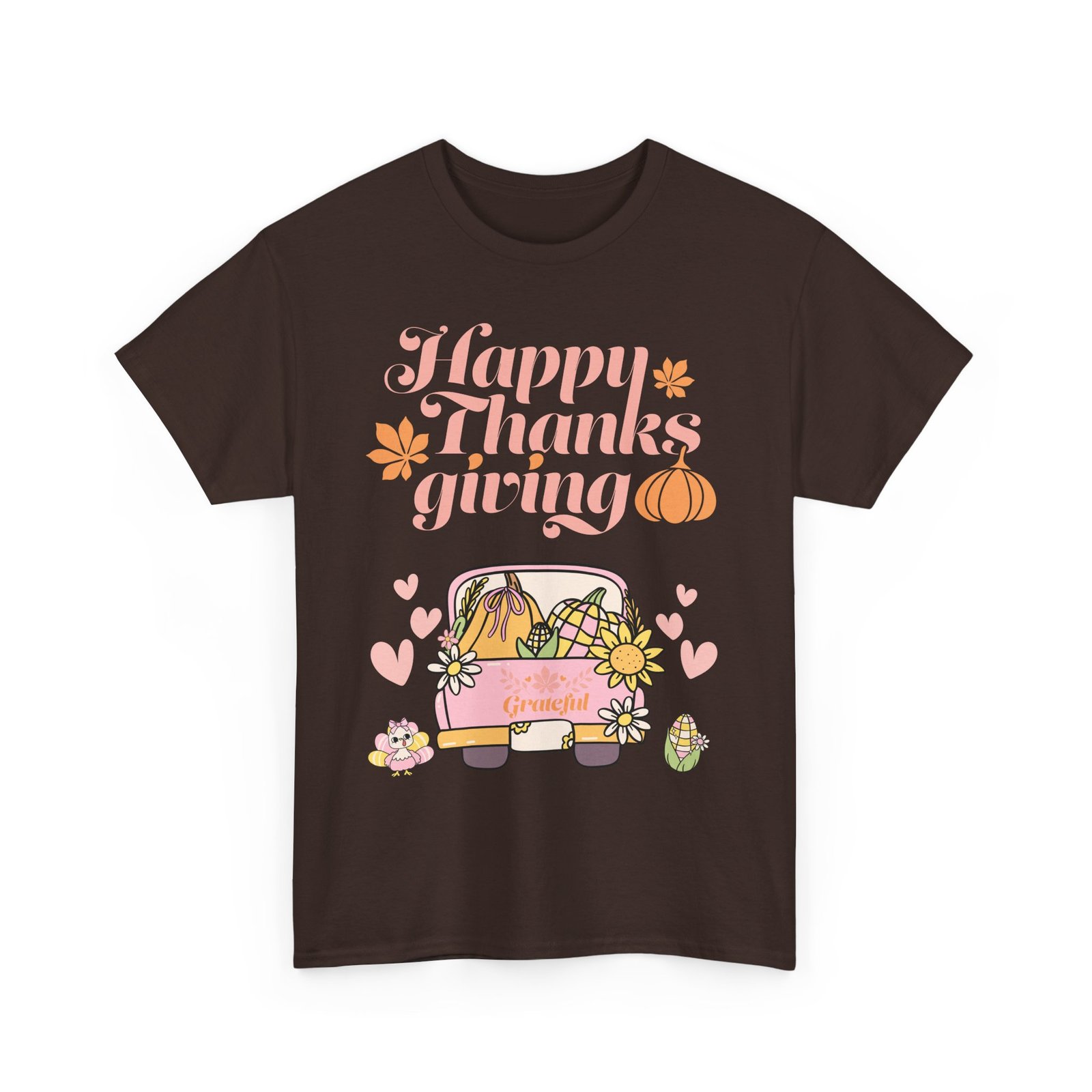happy thanksgiving unisex tee | cozy autumn shirt for family gatherings, thanksgiving celebration, fall fashion, cute gift idea