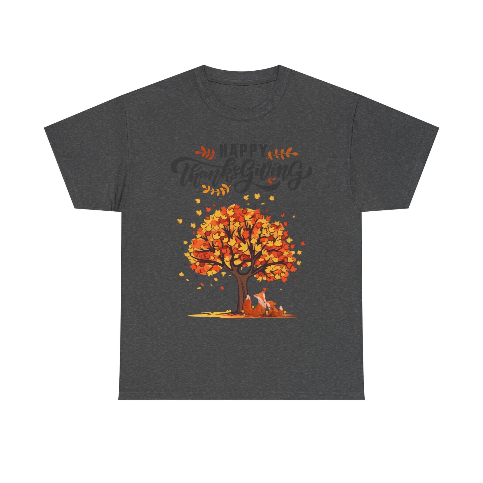thanksgiving tree tee, fall t shirt, autumn apparel, cozy gift for family, cute holiday top