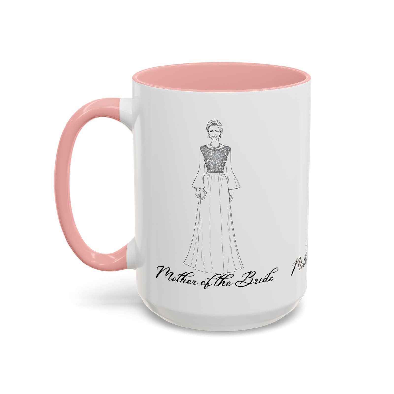 mother of the bride accent coffee mug (11, 15oz)