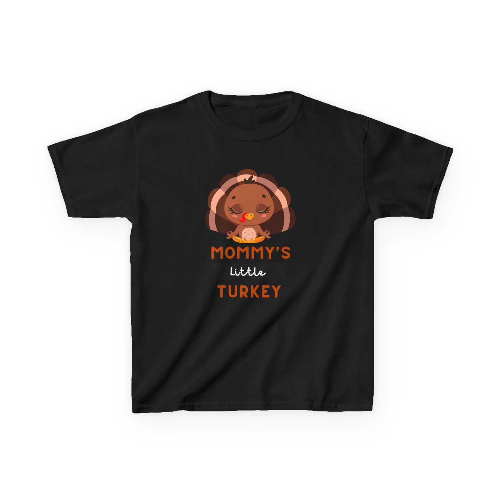 kids thanksgiving tee, mommy's little turkey shirt, fall holiday outfit, thanksgiving gift, adorable kids fashion