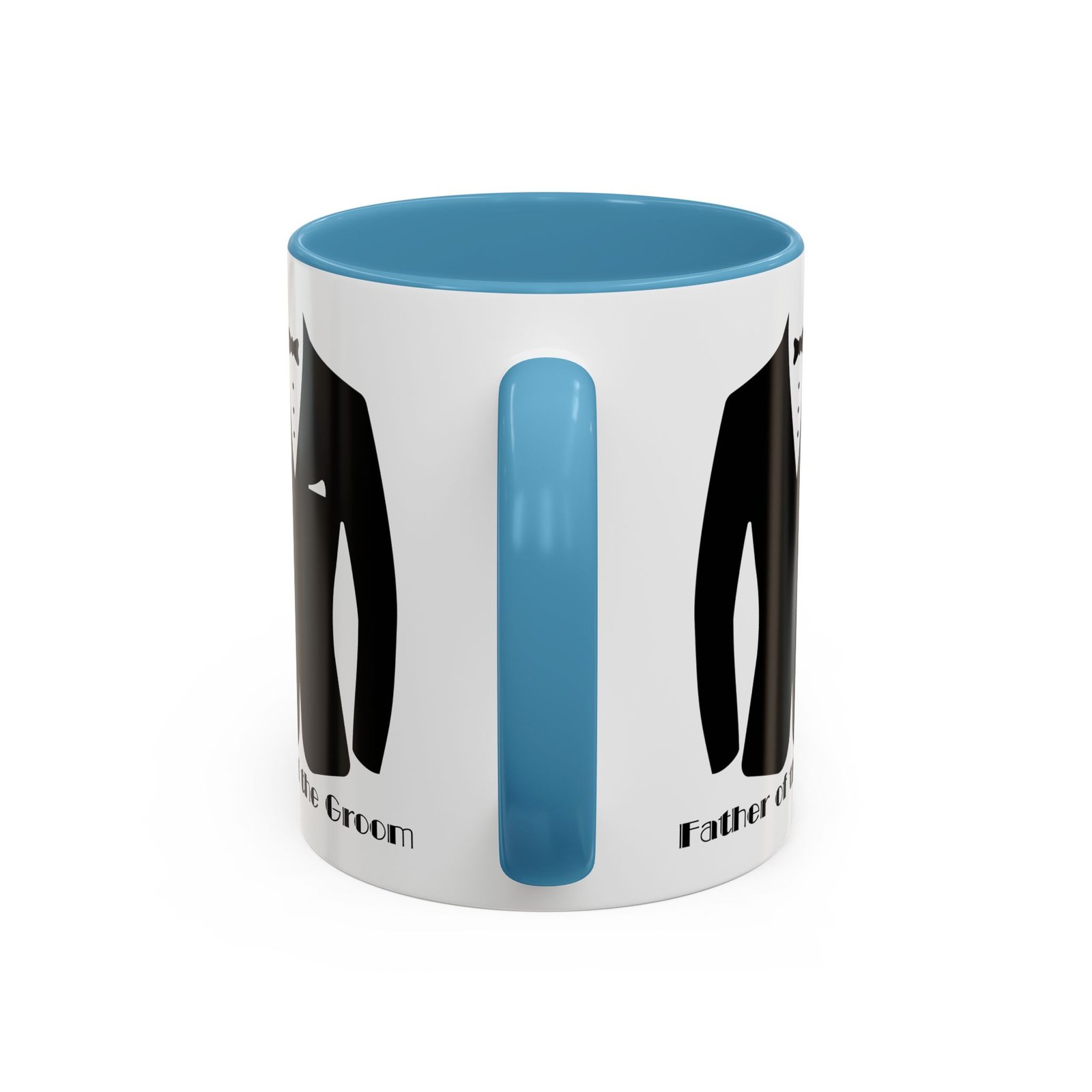 father of the groom accent coffee mug 11/15 oz perfect groomsmen gift, wedding keepsake, stylish drinkware, unique wedding favor