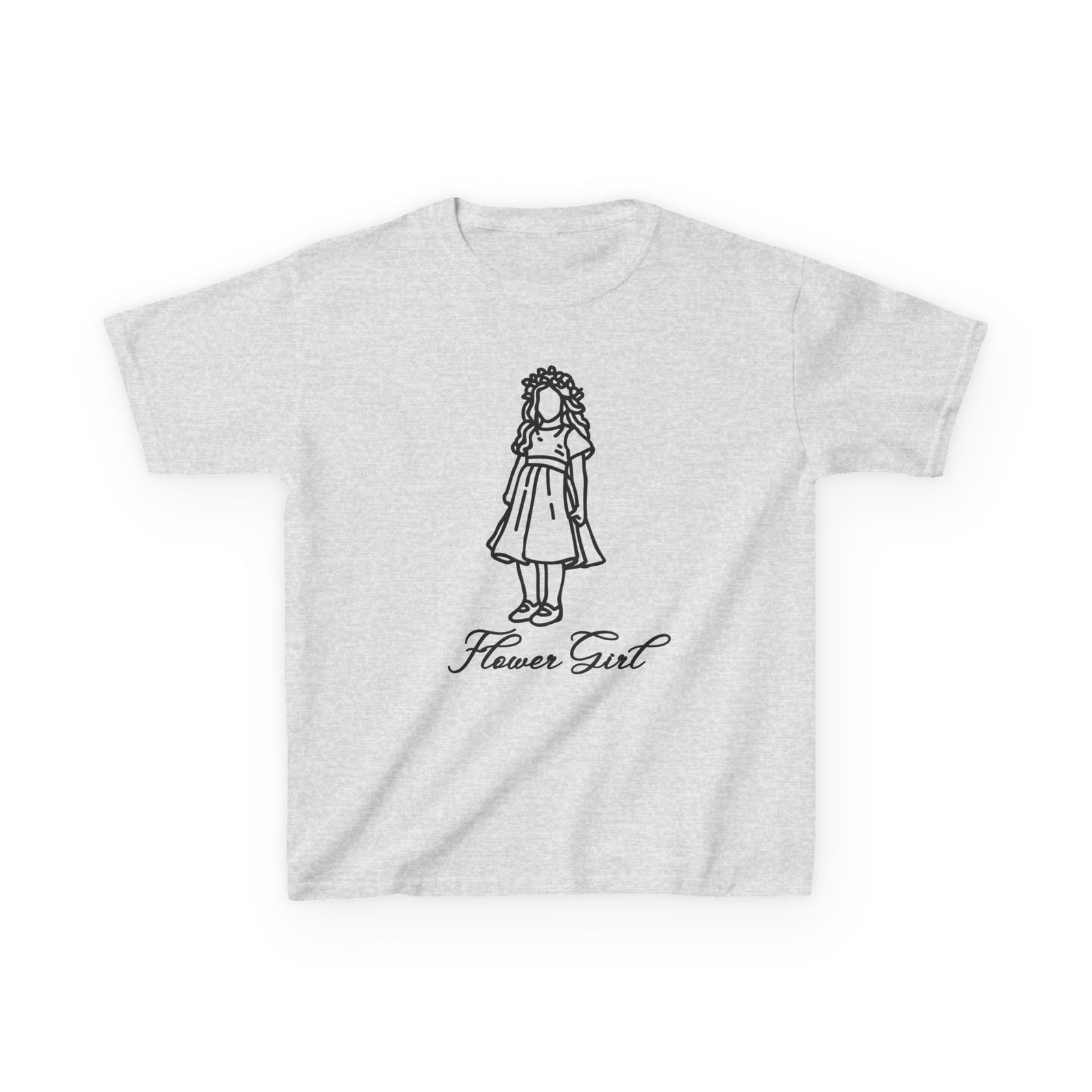 kids flower girl tee, cute flower girl shirt, toddler wedding outfit, summer casual kids tee, gifts for flower girls