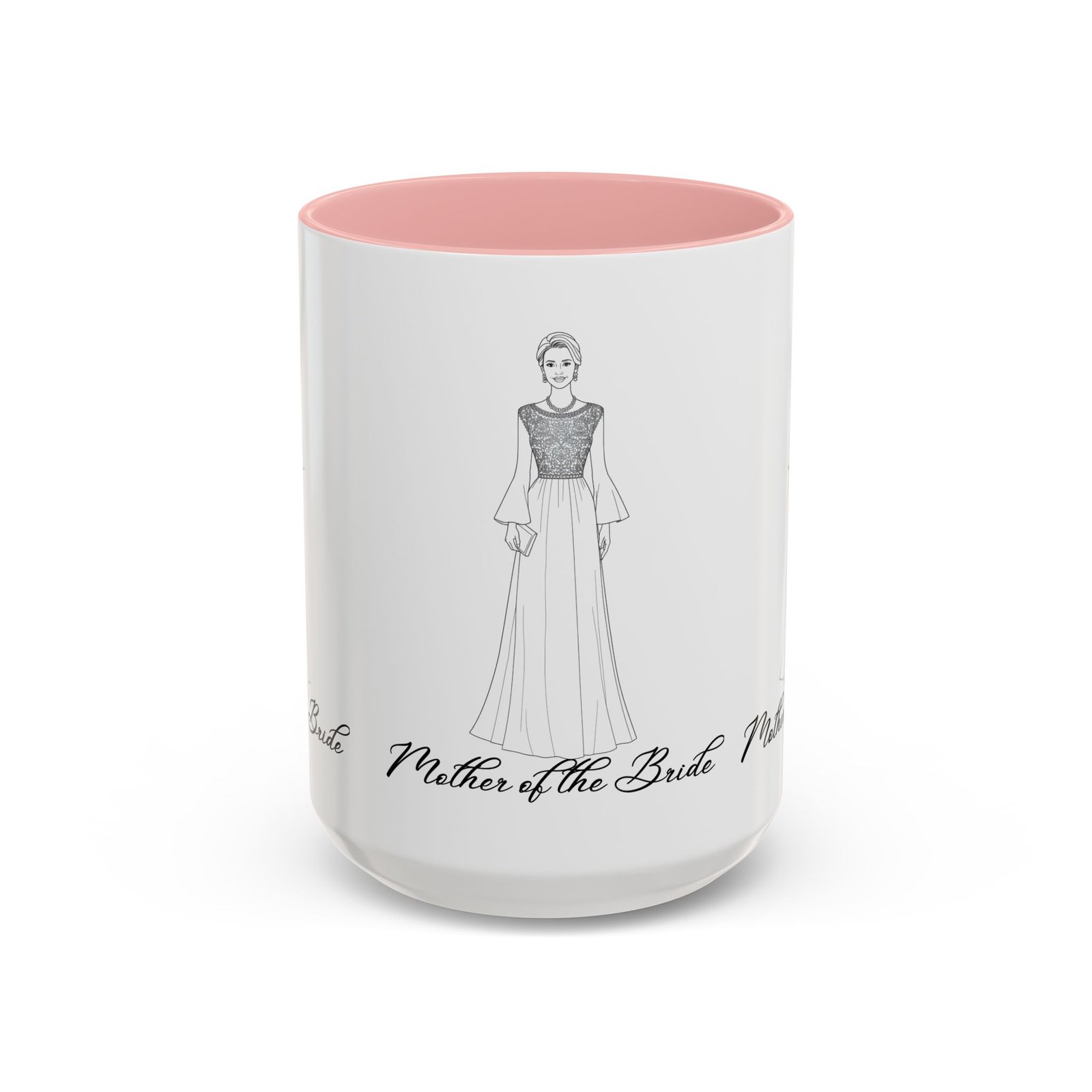mother of the bride accent coffee mug (11, 15oz)