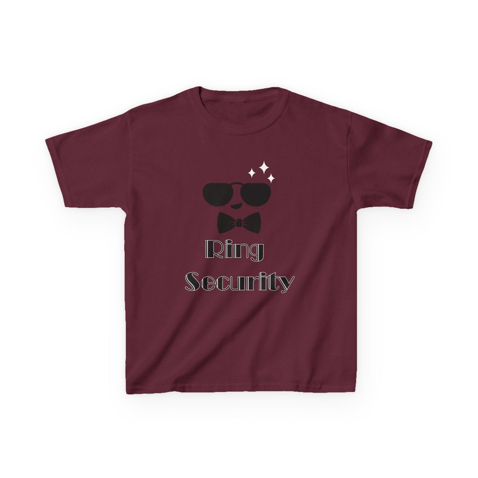 cool kids 'ring security' tee fun gift for birthday, parties, playdates, or dress up!