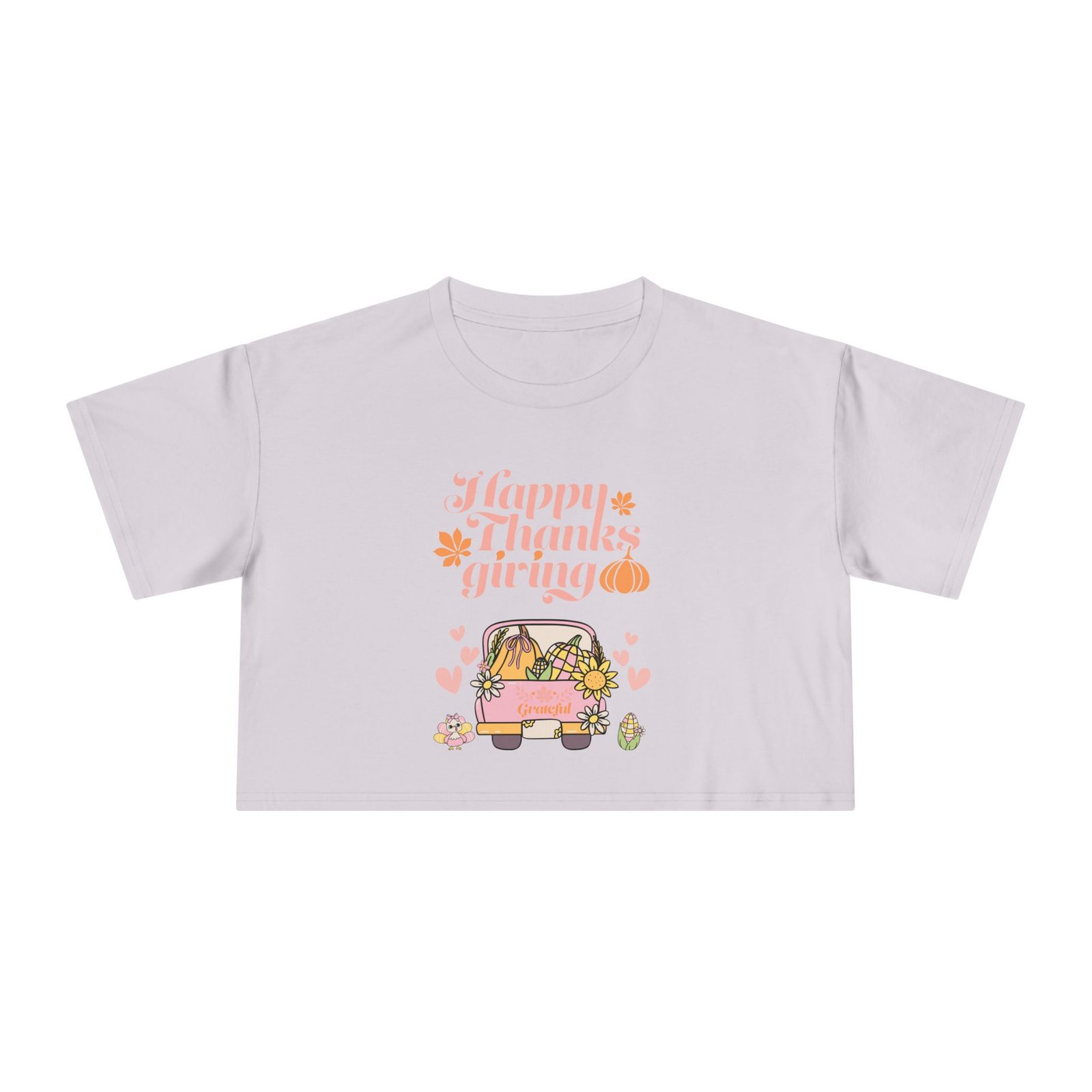 thanksgiving women's crop tee, casual t shirt, fall fashion, thanksgiving gift, cute thanksgiving apparel