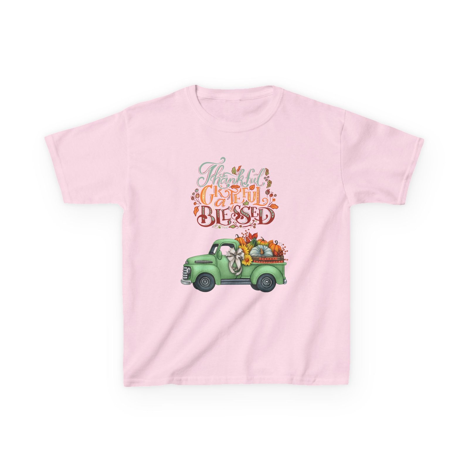 blessed fall kids tee, adorable autumn shirt, cute harvest t shirt, thanksgiving gift for kids, comfy cotton youth apparel