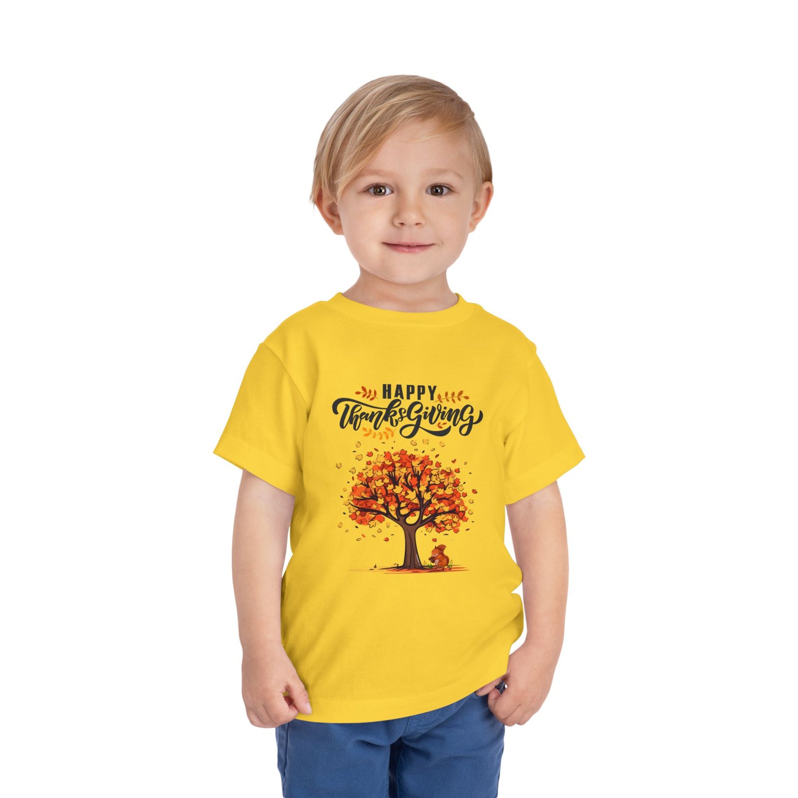 Matching C-Thanksgiving Toddler Tee, Fall Shirt for Kids, Autumn Celebration Outfit, Cute Thanksgiving Apparel, Toddler Short Sleeve Shirt - Image 17