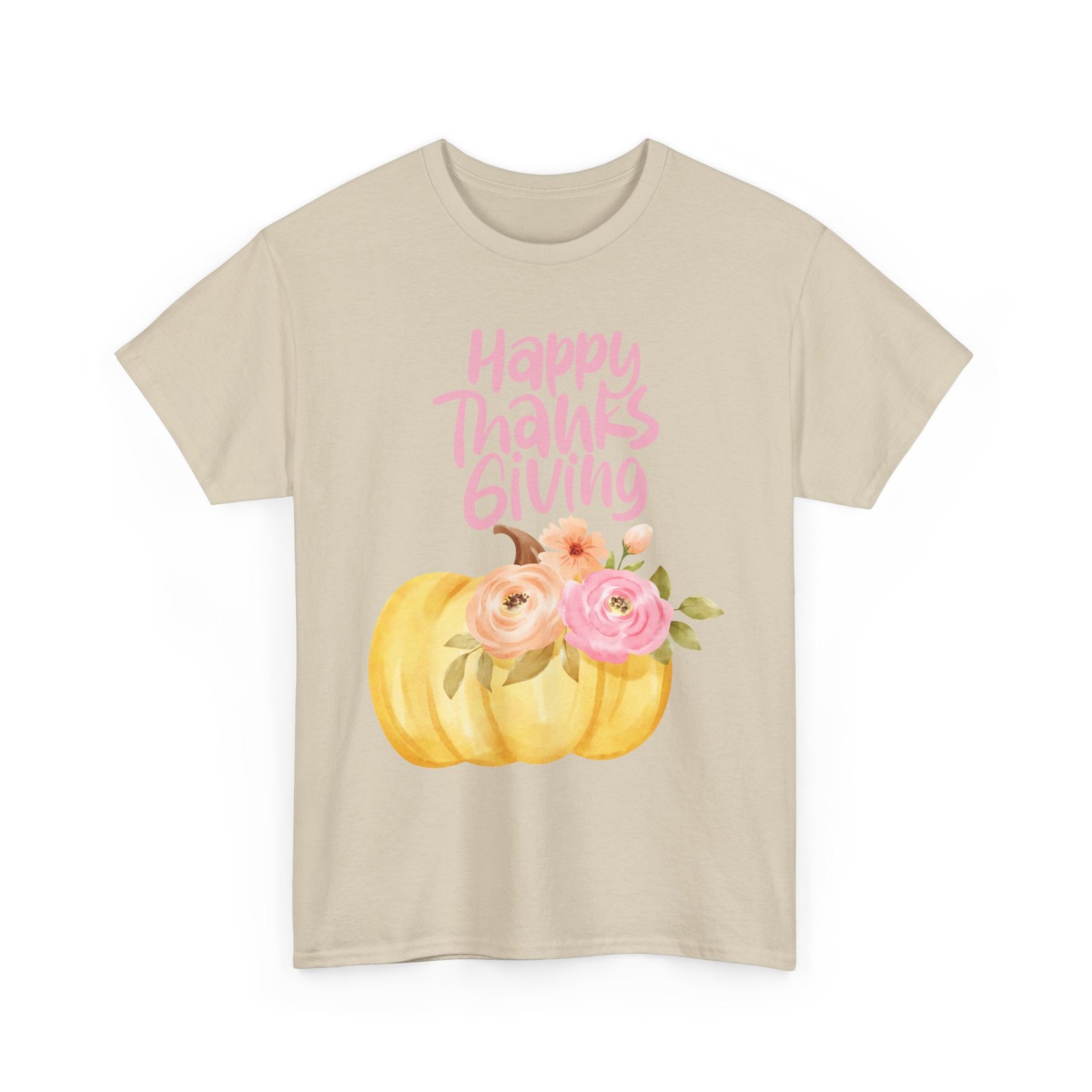 thanksgiving floral tee, holiday shirt, fall fashion, gifts for her, pumpkin t shirt, autumn apparel, friendsgiving outfit