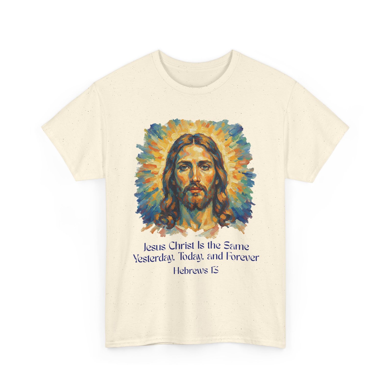 jesus portrait – inspiredby impressionist style religious inspirational tee jesus christ design, faith shirt, christian clothing, birthday gift, everyday wear
