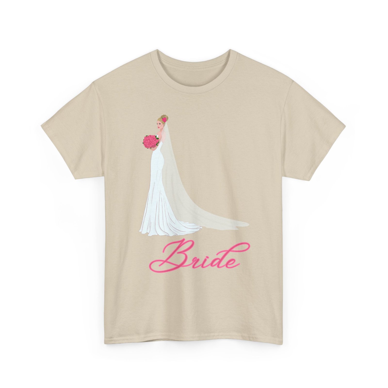 bride unisex heavy cotton tee, wedding gift, bridal party shirt, engagement party top, bride t shirt, bridal shower attire