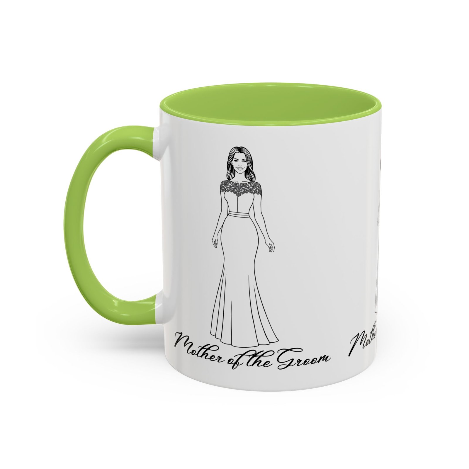 mother of the groom mug accent coffee mug (11, 15oz)