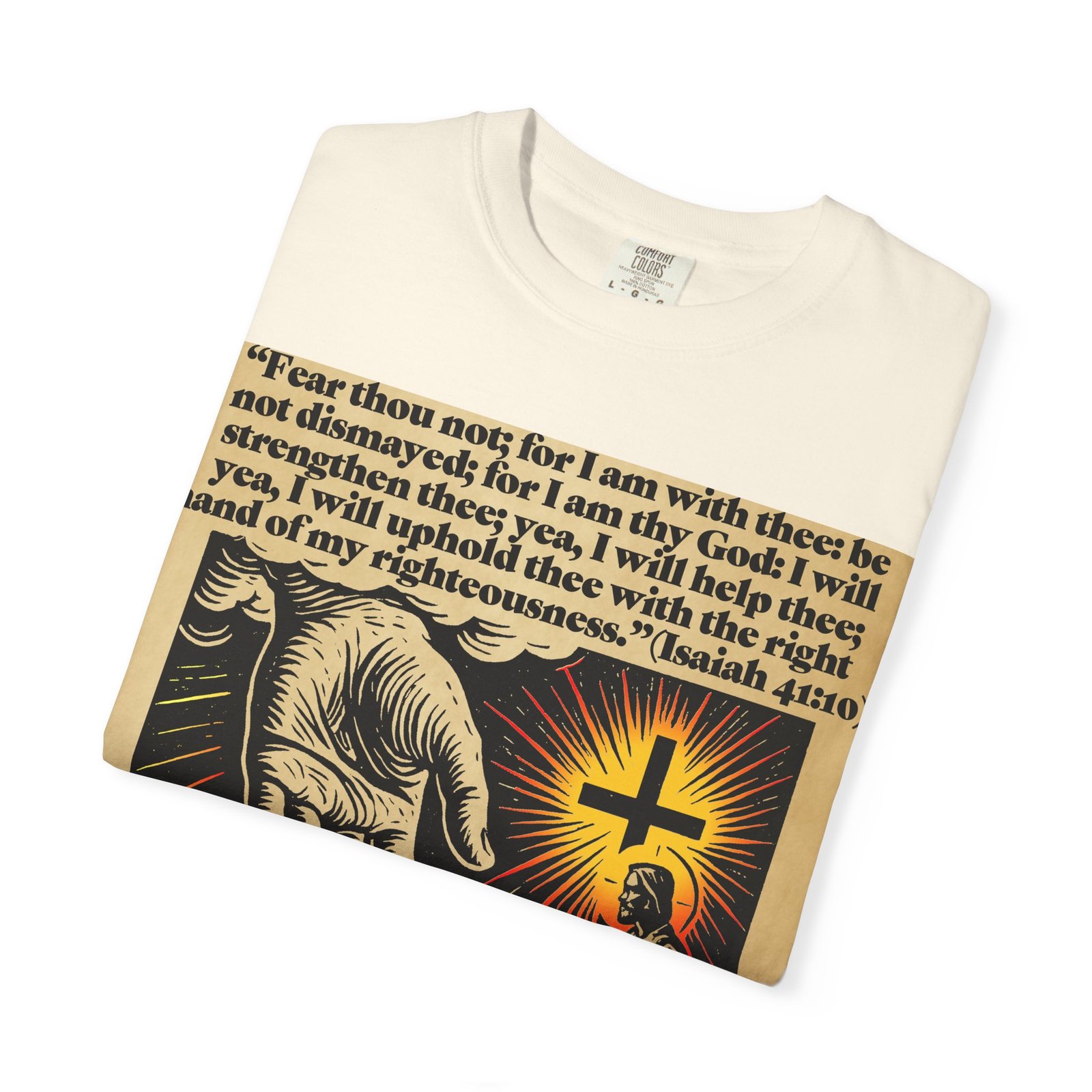 inspirational faith t shirt, unisex cotton tee, christian gift, spiritual apparel, motivational quote shirt, religious clothing