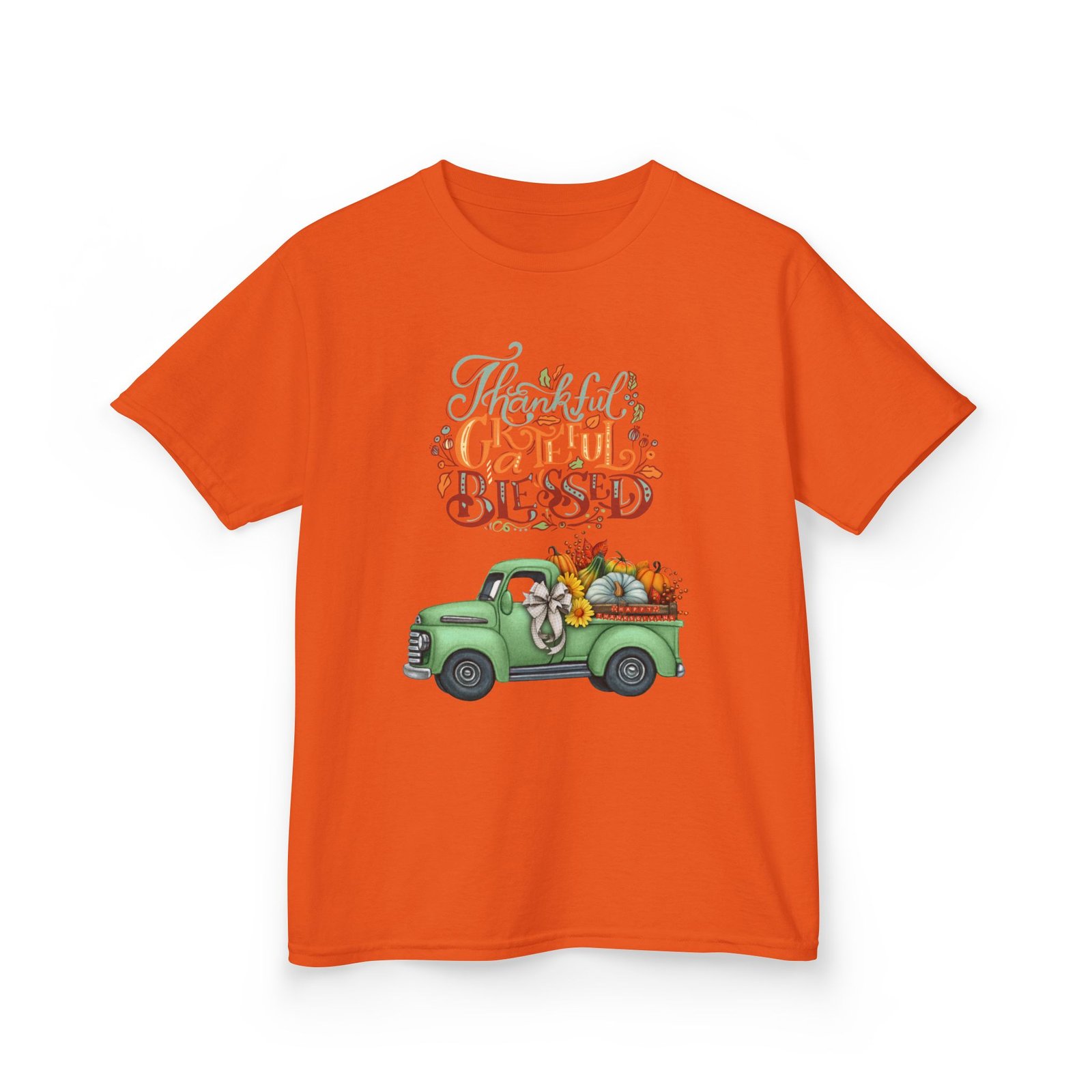 blessed fall kids tee, adorable autumn shirt, cute harvest t shirt, thanksgiving gift for kids, comfy cotton youth apparel