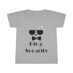 toddler security t shirt, funny toddler tee, kids birthday gift, toddler outfit, baby shower gift, little ring bearer shirt