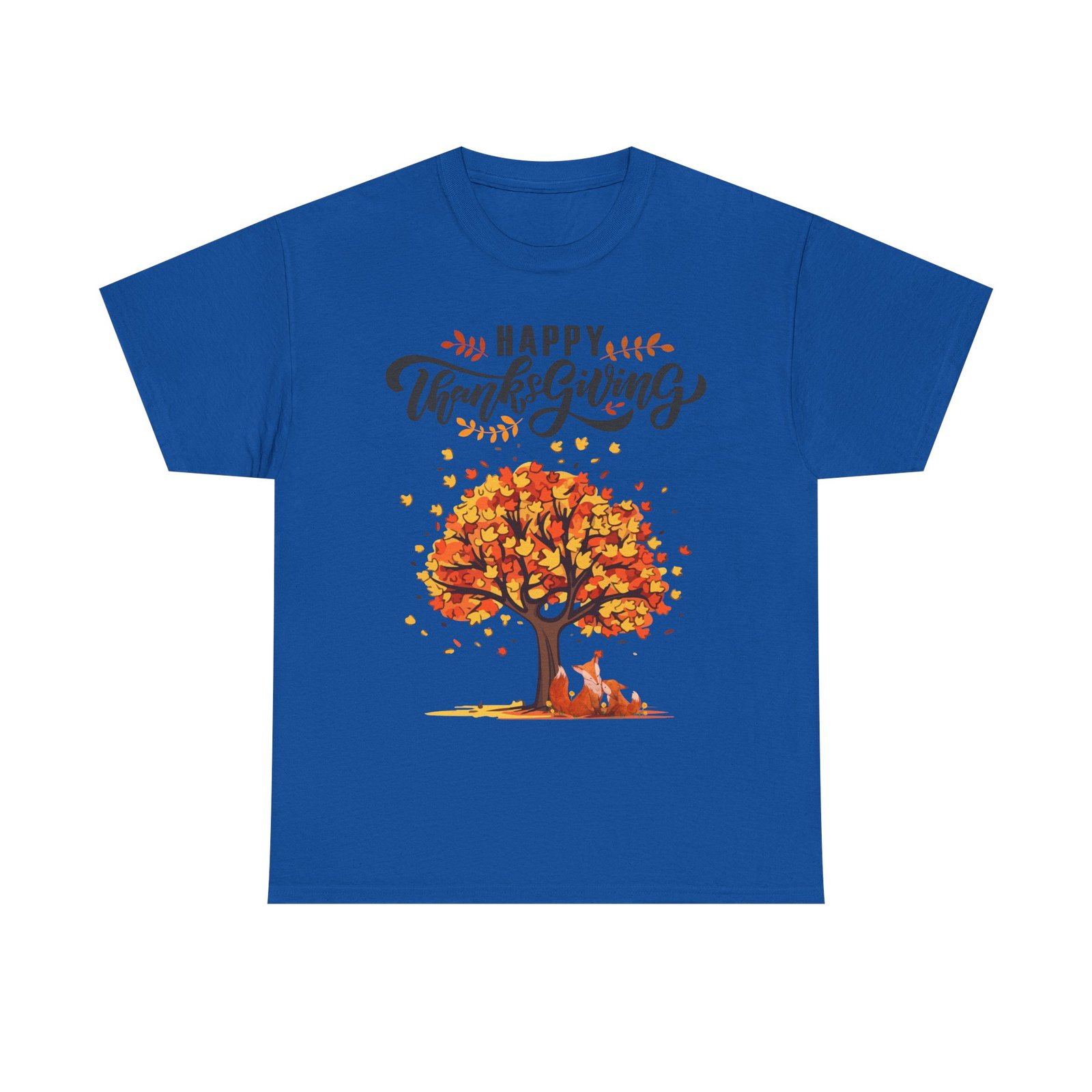thanksgiving tree tee, fall t shirt, autumn apparel, cozy gift for family, cute holiday top