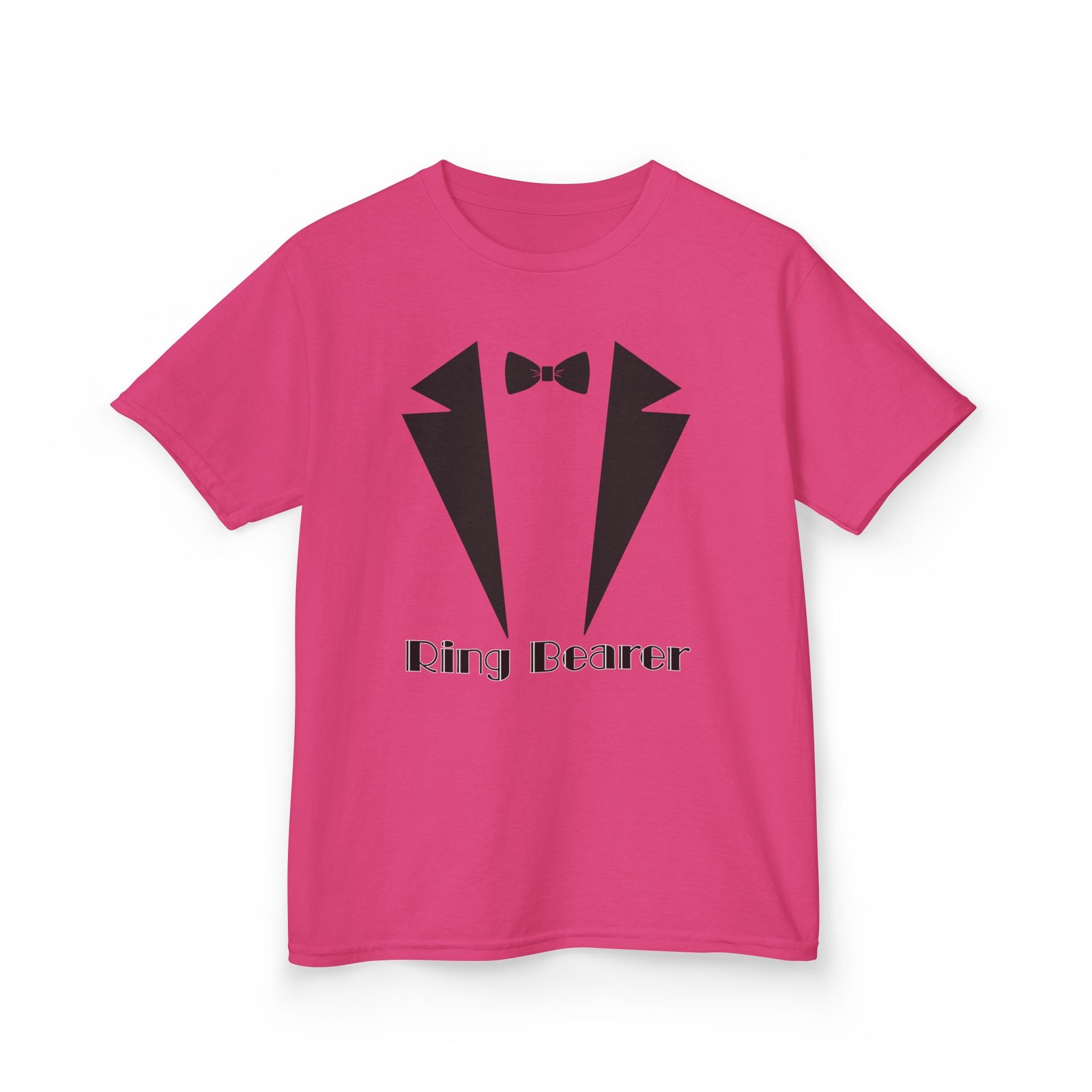 ring bearer kids tee, cute ring bearer shirt, toddler wedding outfit, boys' formal wear tee, kids' tuxedo tee, wedding attire for kids