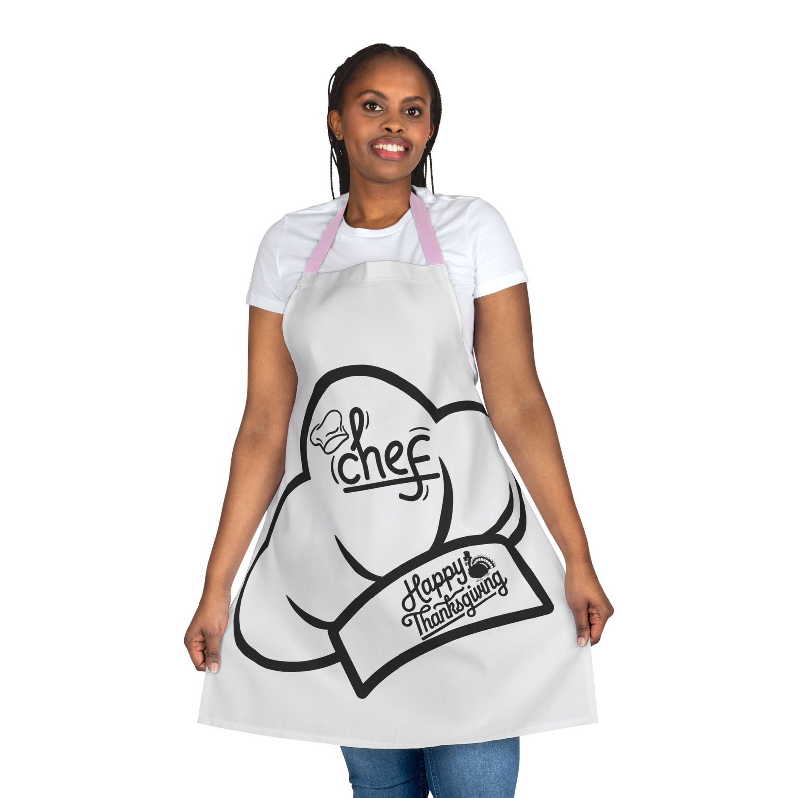 apron, 5 color straps (aop)