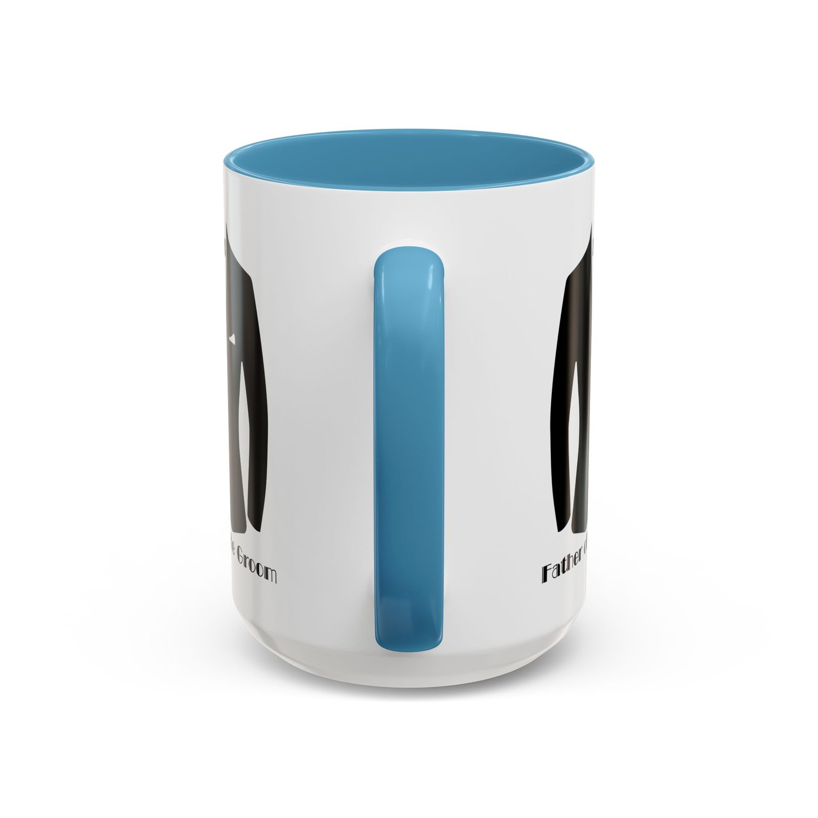 father of the groom accent coffee mug 11/15 oz perfect groomsmen gift, wedding keepsake, stylish drinkware, unique wedding favor