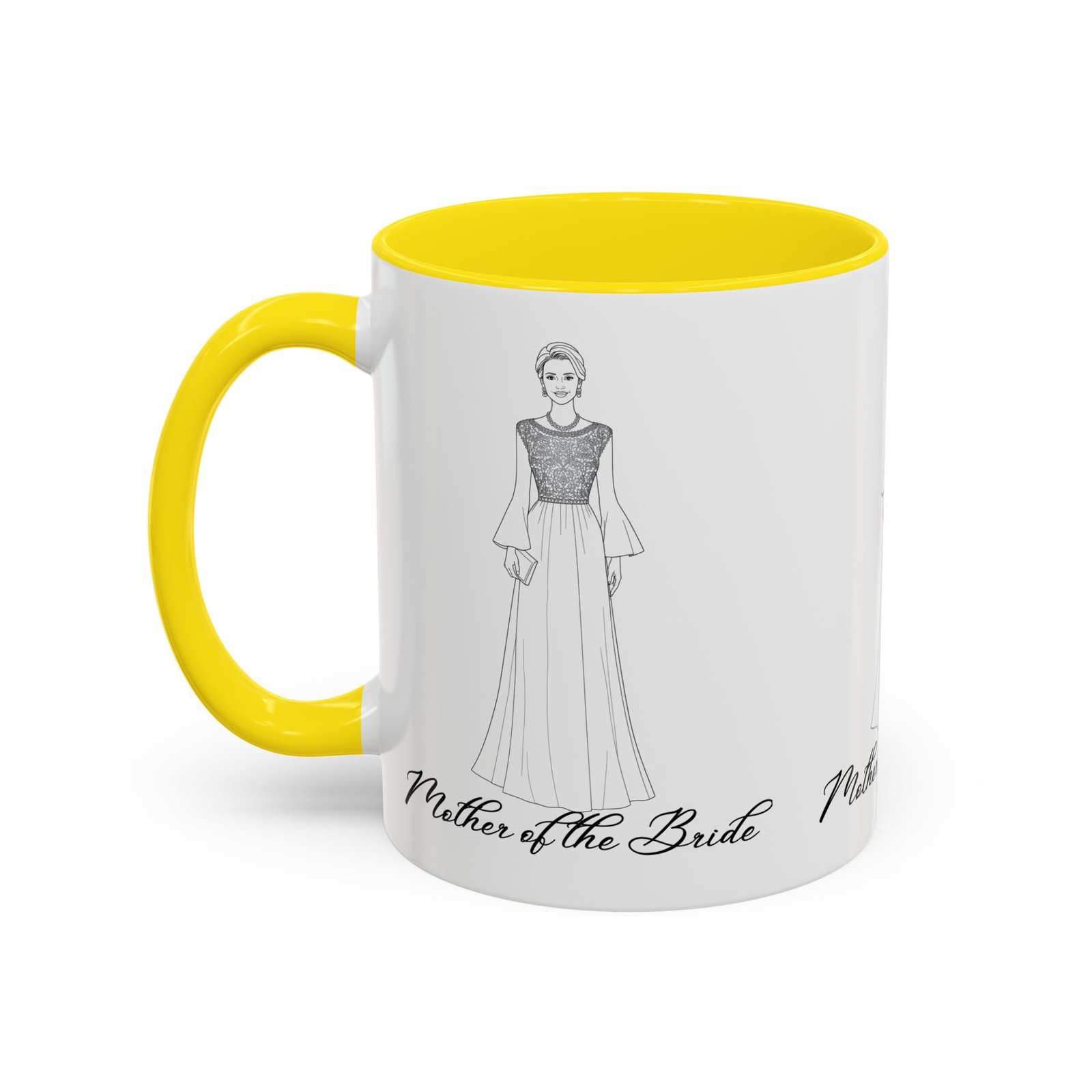 mother of the bride accent coffee mug (11, 15oz)