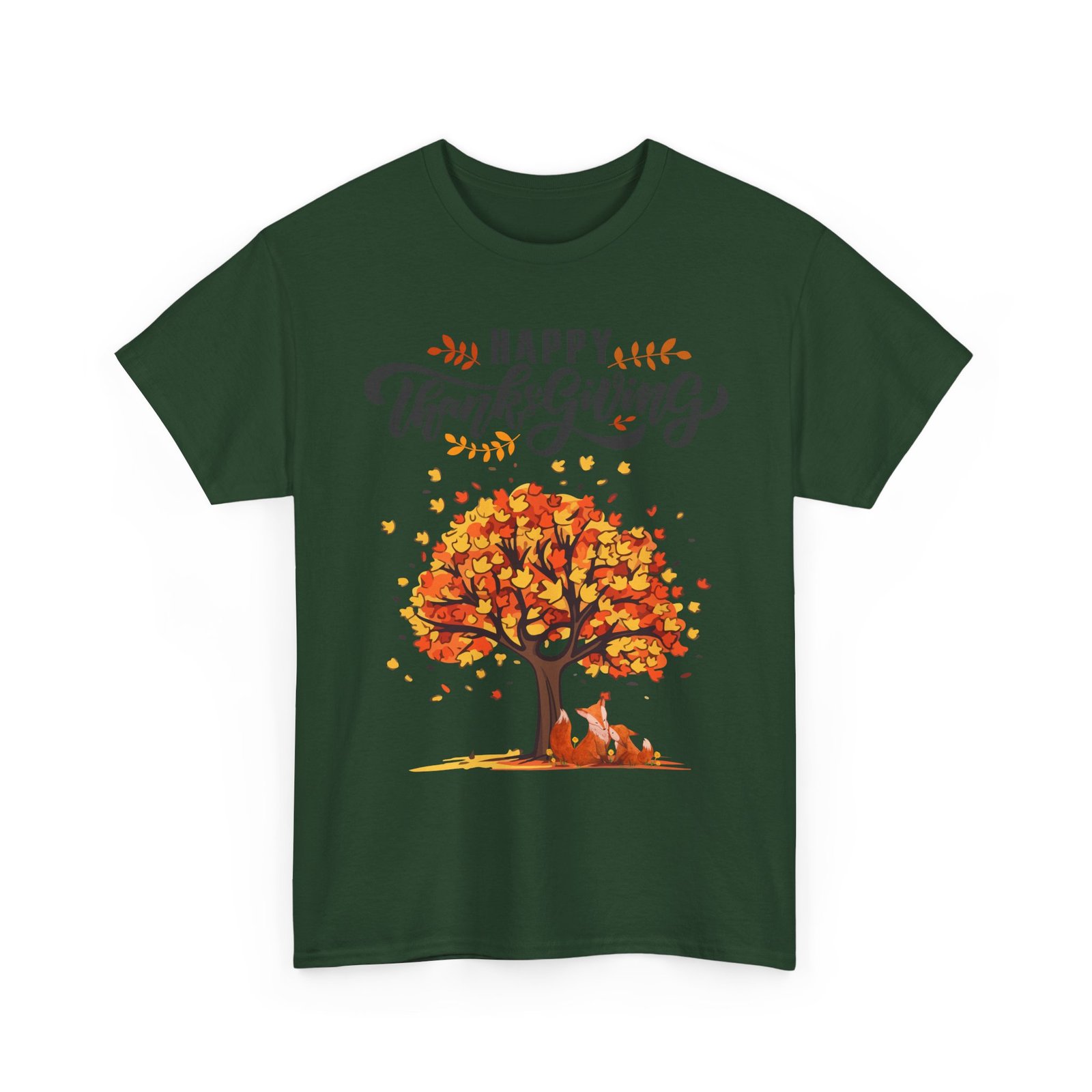 thanksgiving tree tee, fall t shirt, autumn apparel, cozy gift for family, cute holiday top