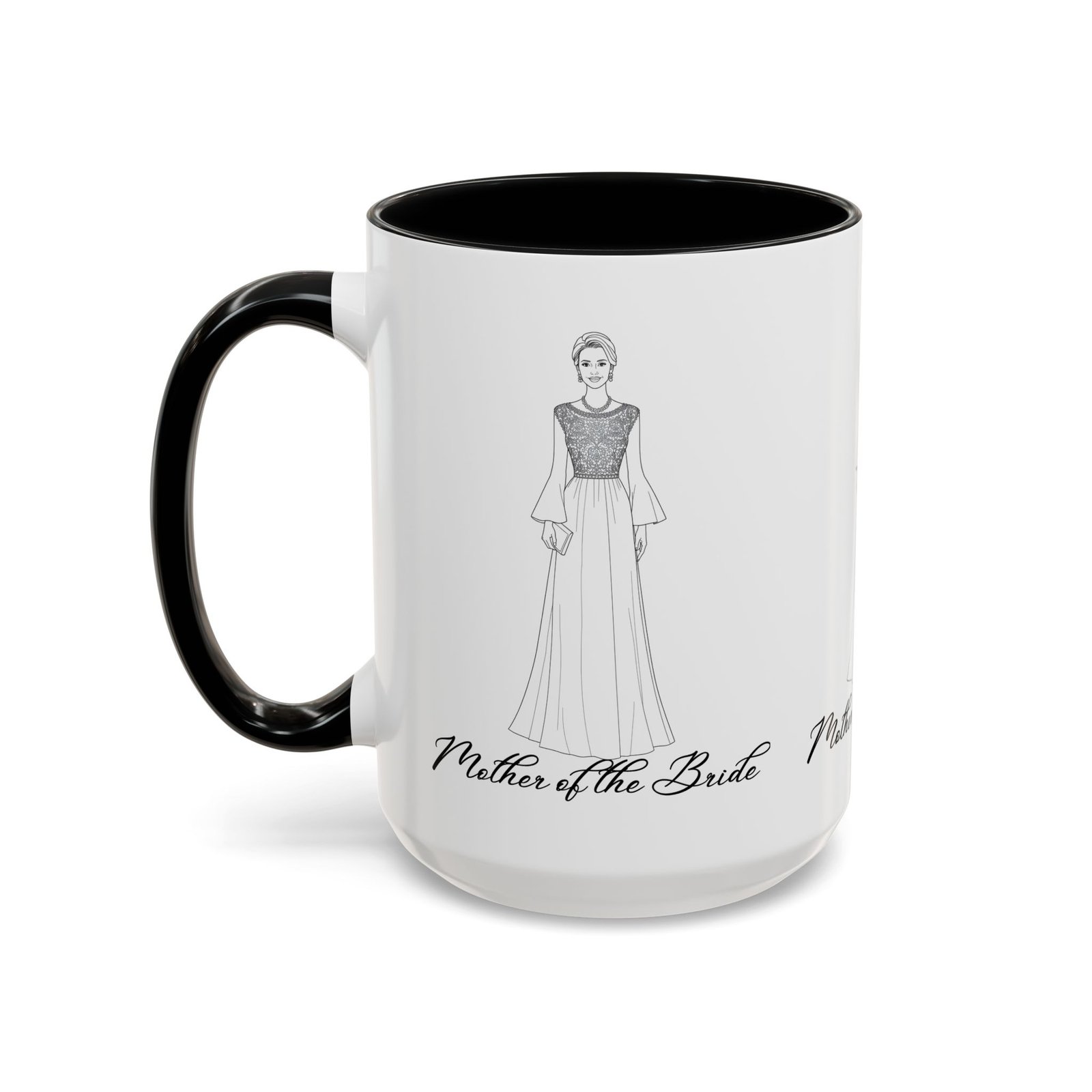 mother of the bride accent coffee mug (11, 15oz)