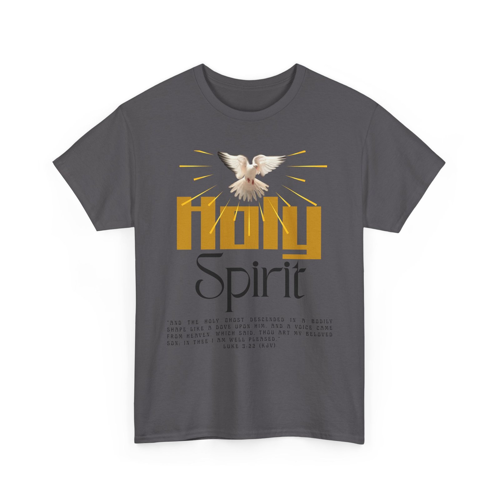 christian t shirts, holy spirit unisex heavy cotton tee, inspirational t shirt for faith celebration, christian gift, spiritual attire, religious apparel