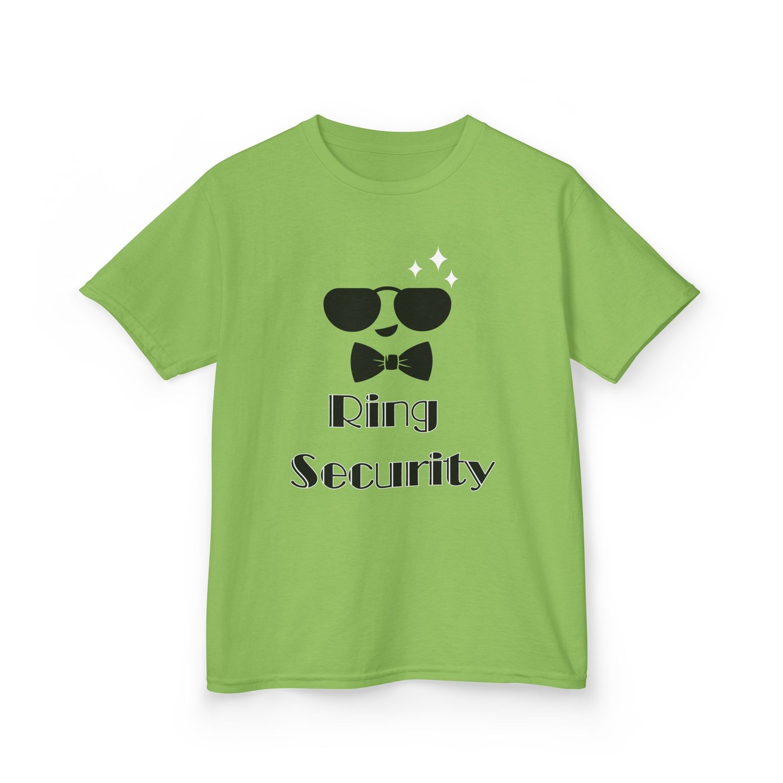 cool kids 'ring security' tee fun gift for birthday, parties, playdates, or dress up!