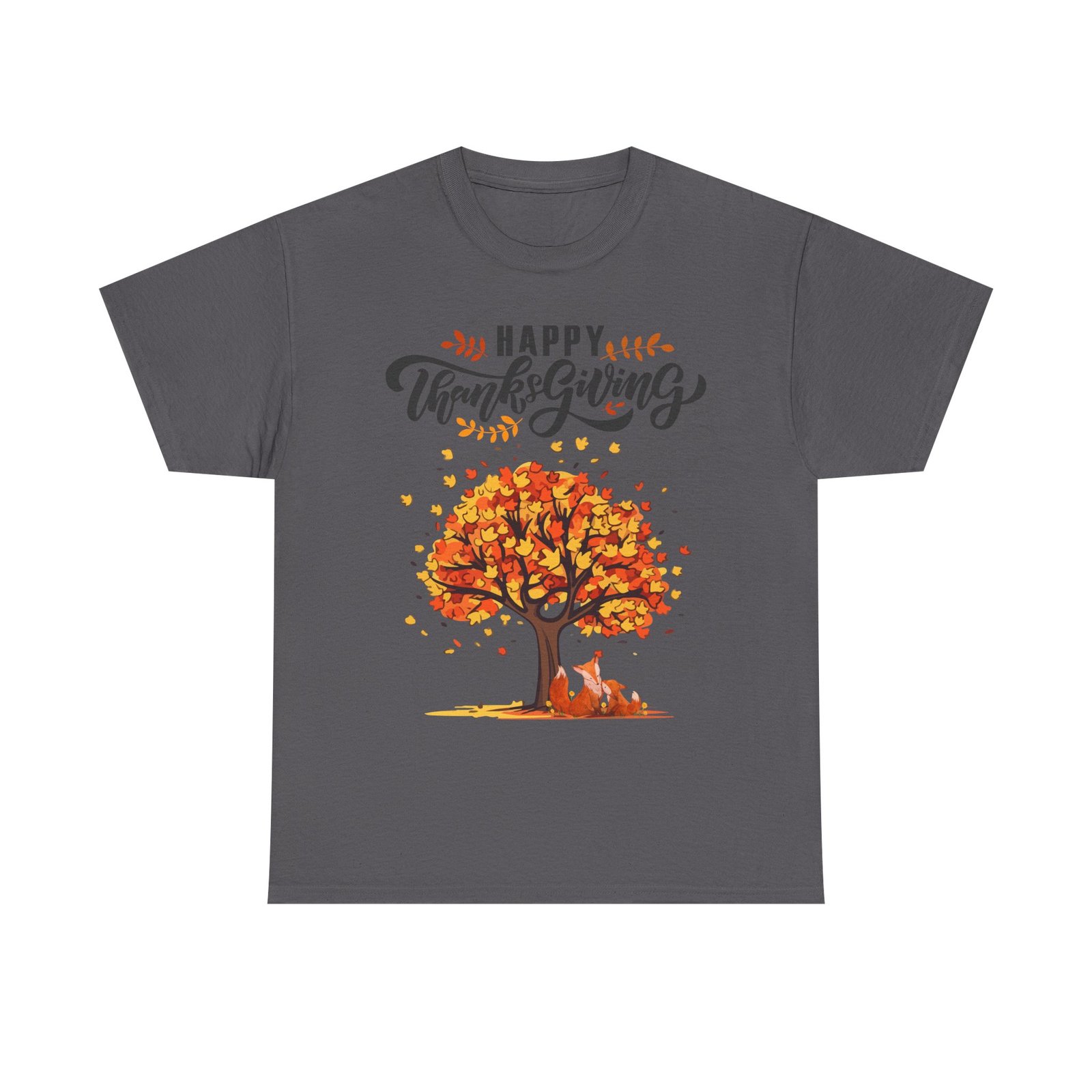 thanksgiving tree tee, fall t shirt, autumn apparel, cozy gift for family, cute holiday top