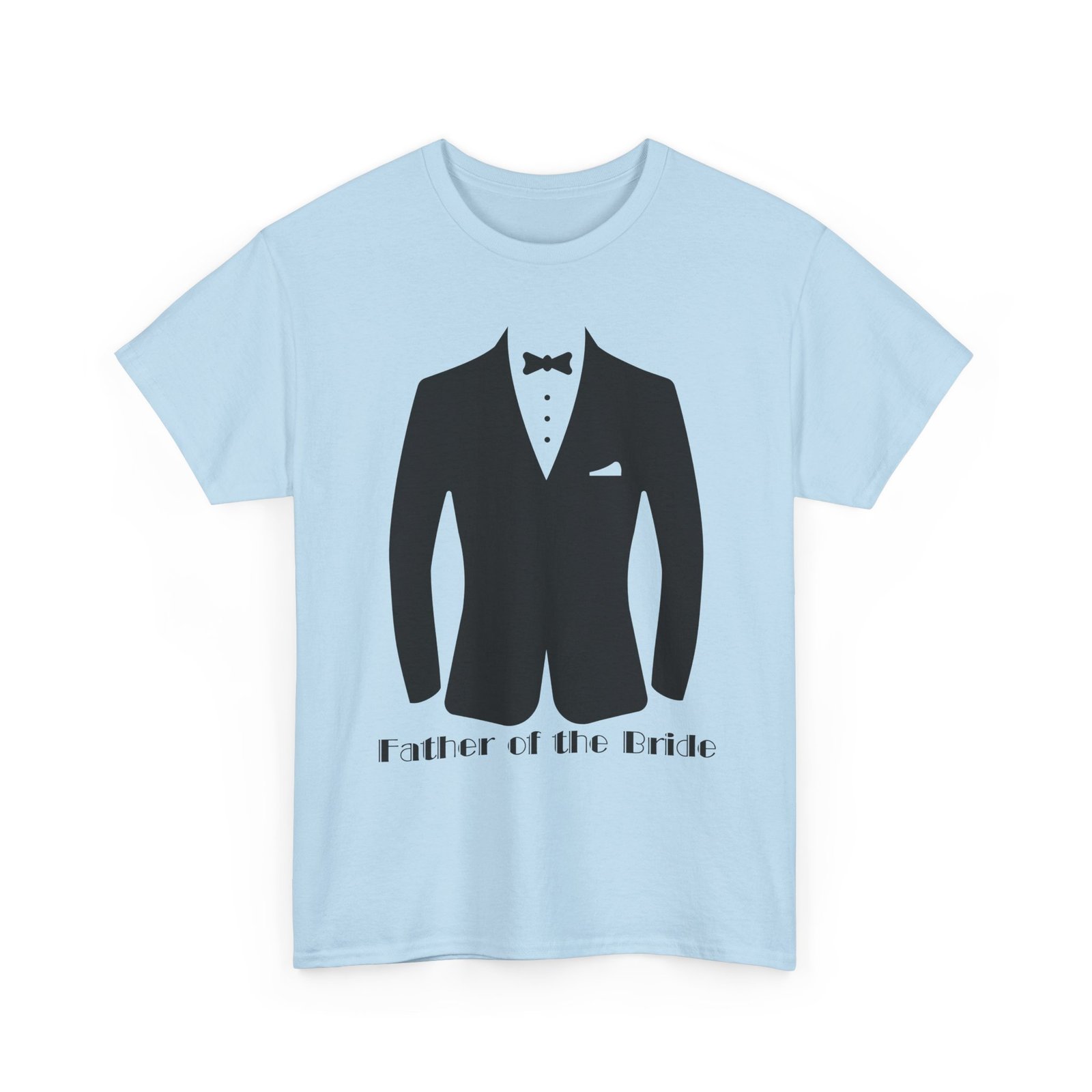 father of the bride unisex heavy cotton tee, wedding gift, father's day shirt, groom's dad tee, special occasion t shirt