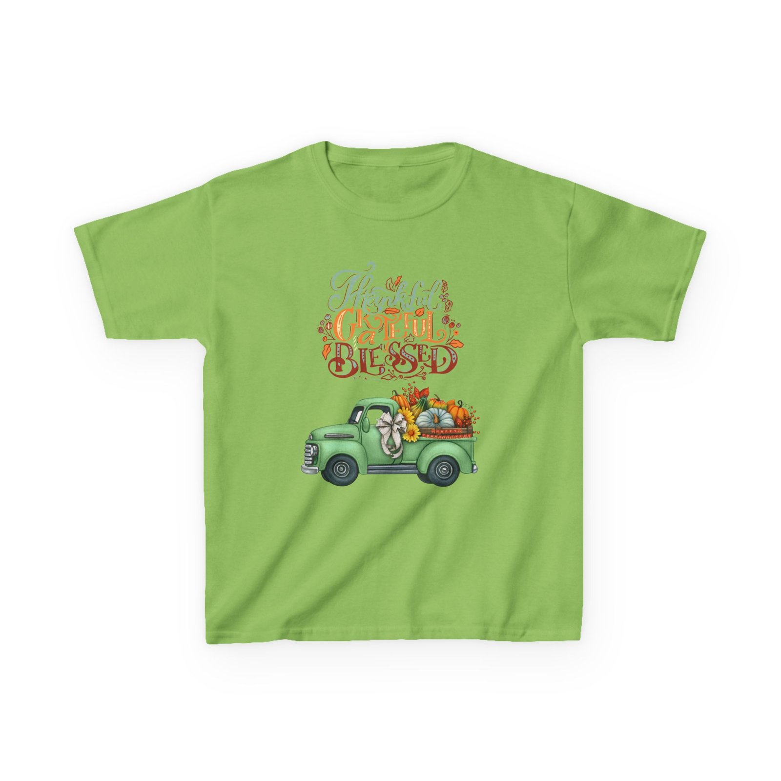 blessed fall kids tee, adorable autumn shirt, cute harvest t shirt, thanksgiving gift for kids, comfy cotton youth apparel