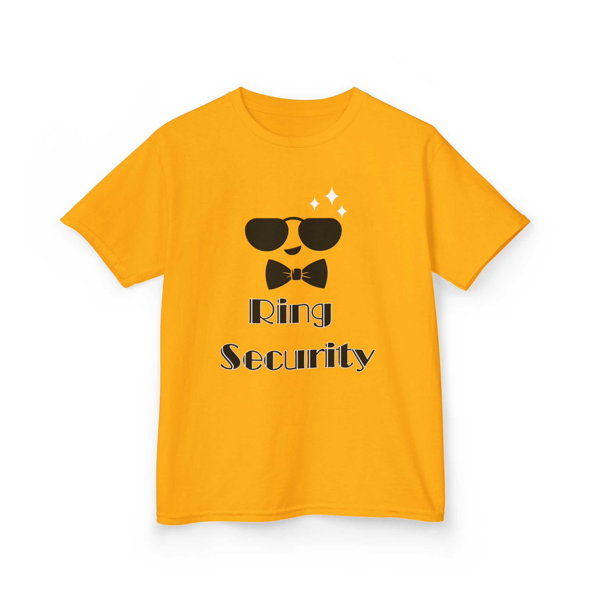 cool kids 'ring security' tee fun gift for birthday, parties, playdates, or dress up!