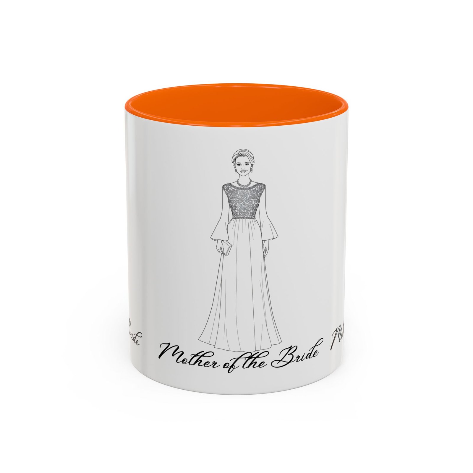 mother of the bride accent coffee mug (11, 15oz)