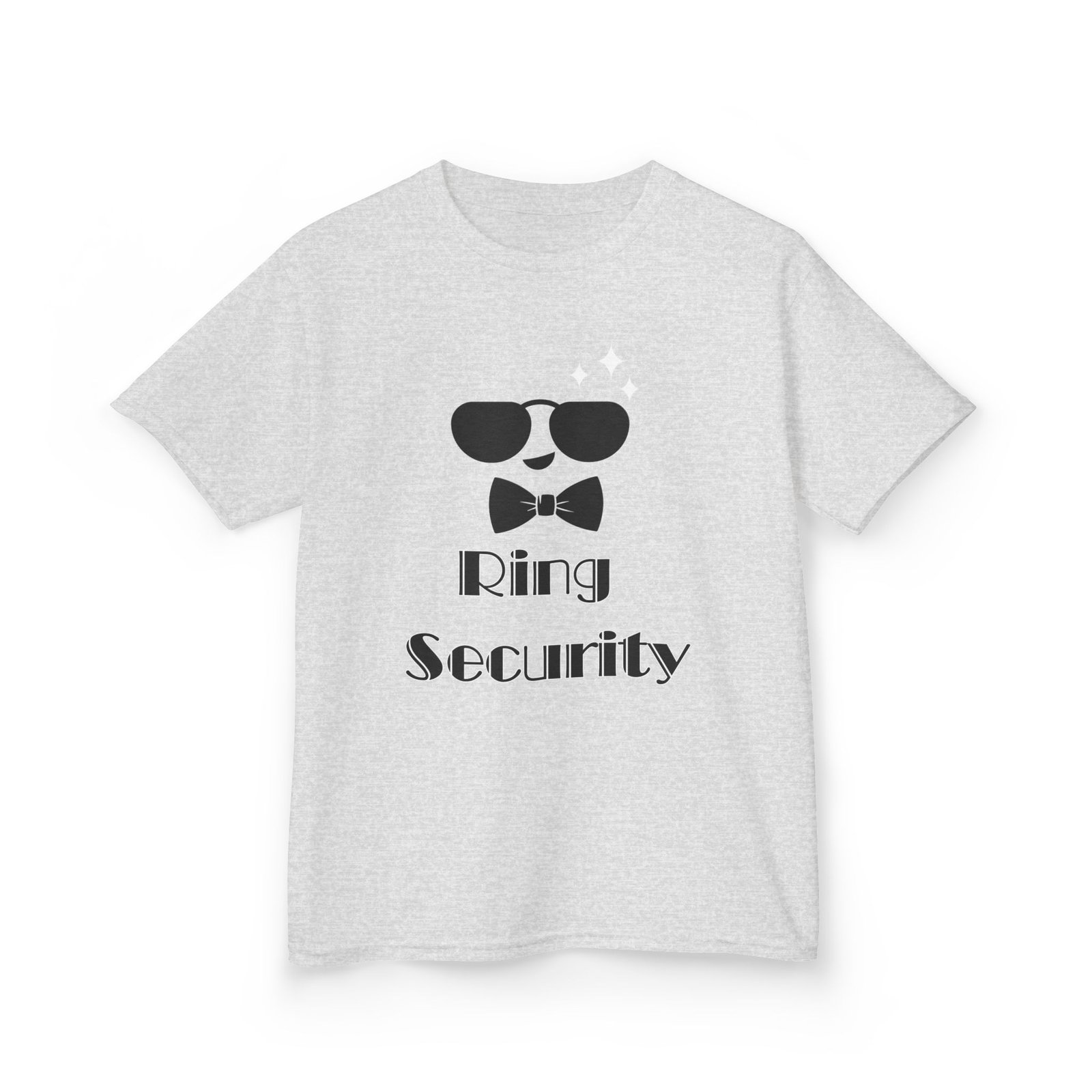 cool kids 'ring security' tee fun gift for birthday, parties, playdates, or dress up!