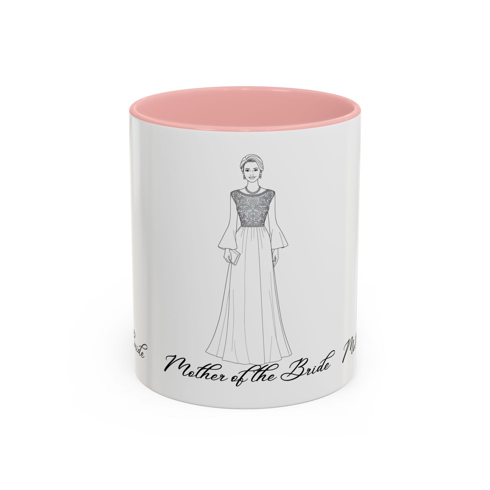 mother of the bride accent coffee mug (11, 15oz)