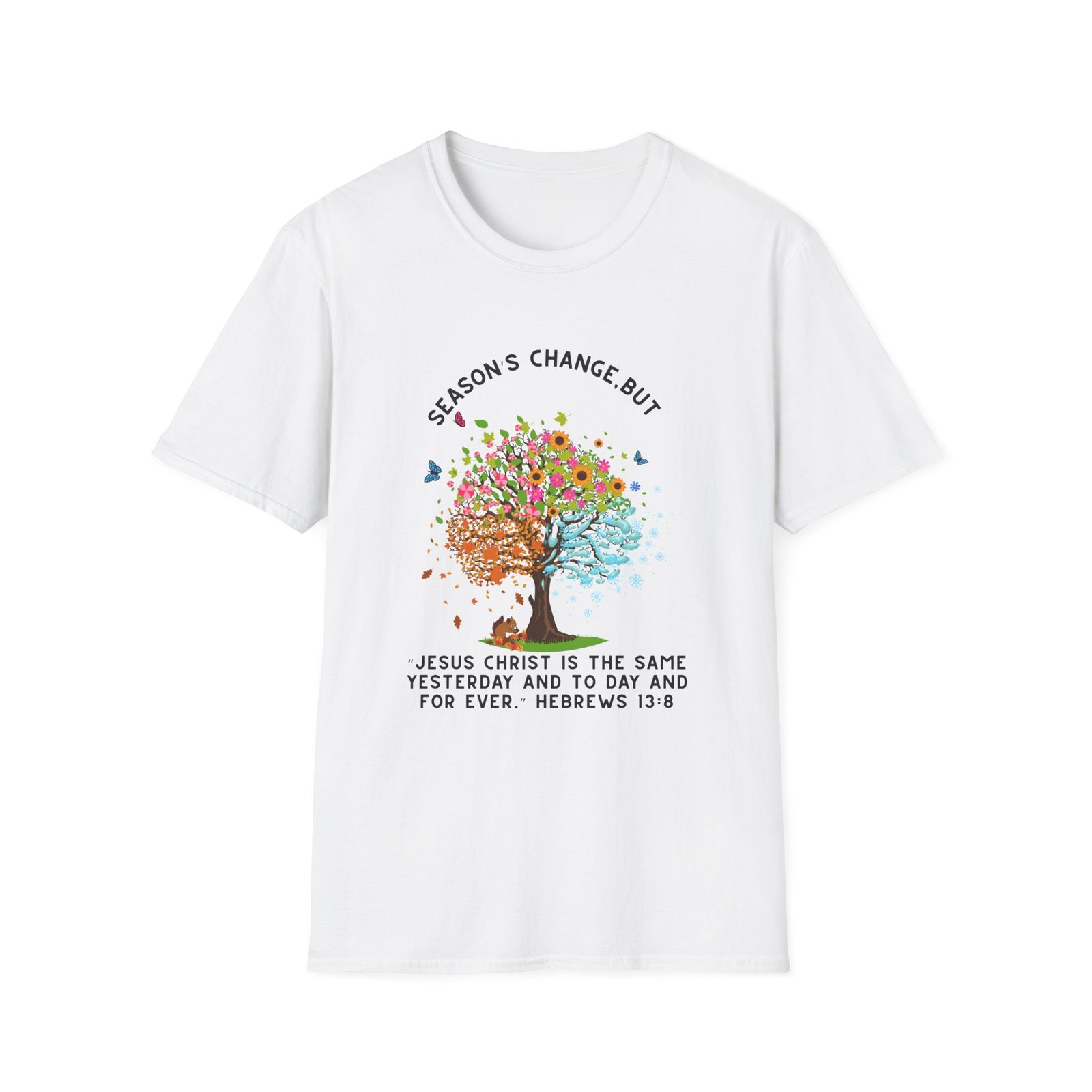 jesus unisex softstyle t shirt, casual tee, christian apparel, faith based gift, everyday wear, religious t shirt