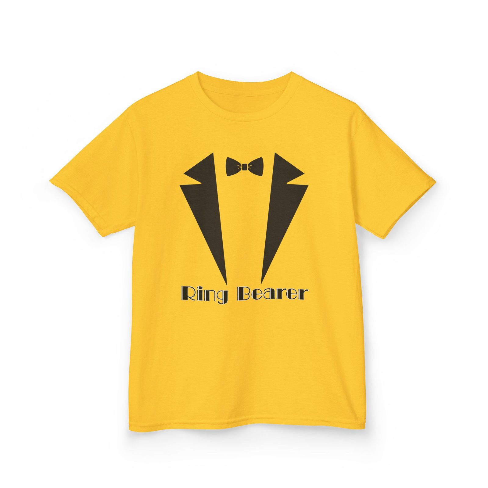 ring bearer kids tee, cute ring bearer shirt, toddler wedding outfit, boys' formal wear tee, kids' tuxedo tee, wedding attire for kids