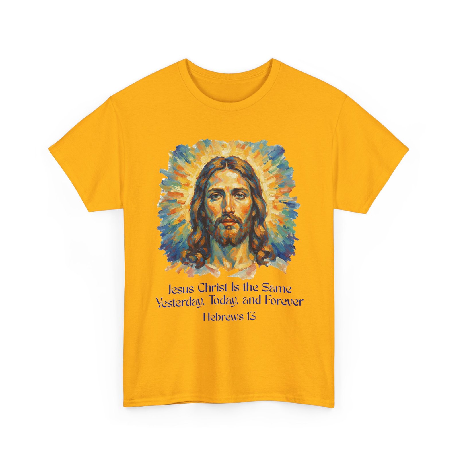 jesus portrait – inspiredby impressionist style religious inspirational tee jesus christ design, faith shirt, christian clothing, birthday gift, everyday wear